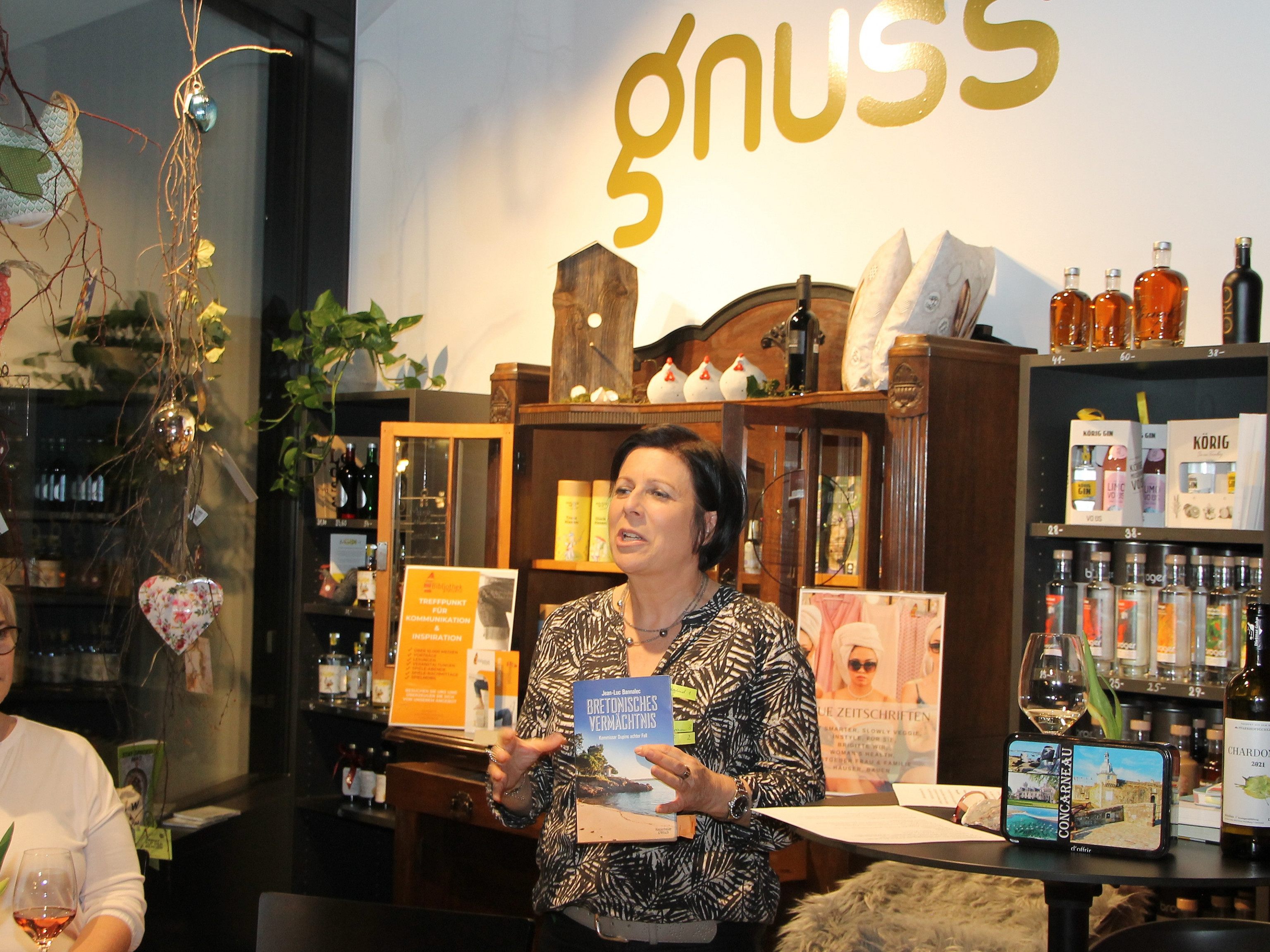 Eine Bretonische Nacht eröffnete die Veranstaltungsreihe "Wein und Buch" im Gnuss. Eine Bretonische Nacht eröffnete die Veranstaltungsreihe "Wein und Buch" im Gnuss.