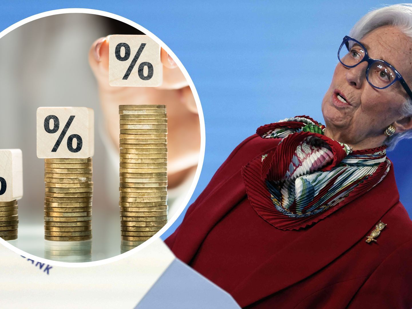 Der Einlagensatz, den Kreditinstitute erhalten, wenn sie Geld bei der EZB parken, steigt