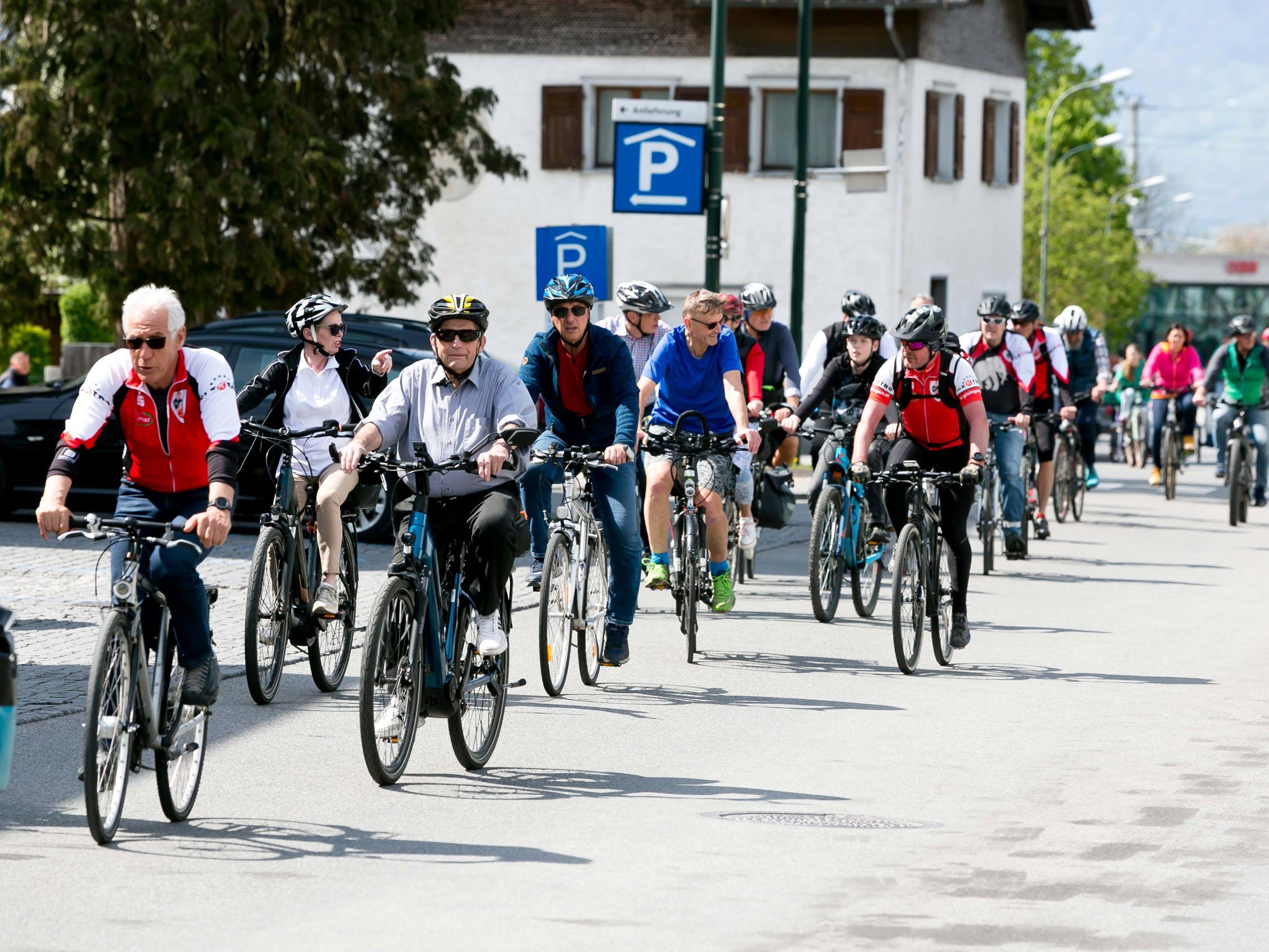Anfahrt zum Marktplatz in Rankweil