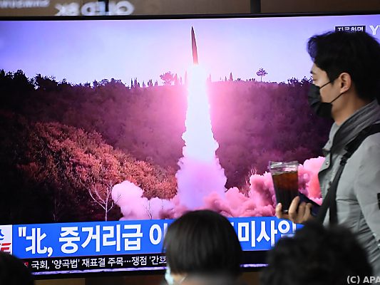 Nordkorea feuerte erneut Rakete ab