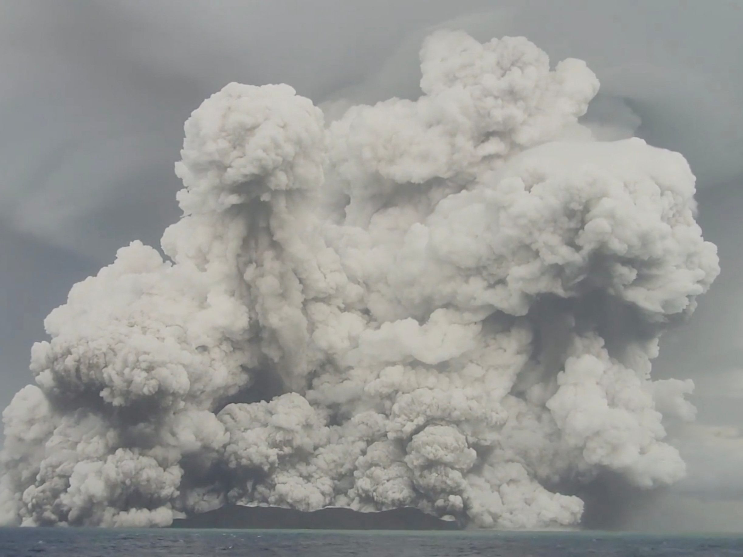 Vulkanausbruch auf Tonga