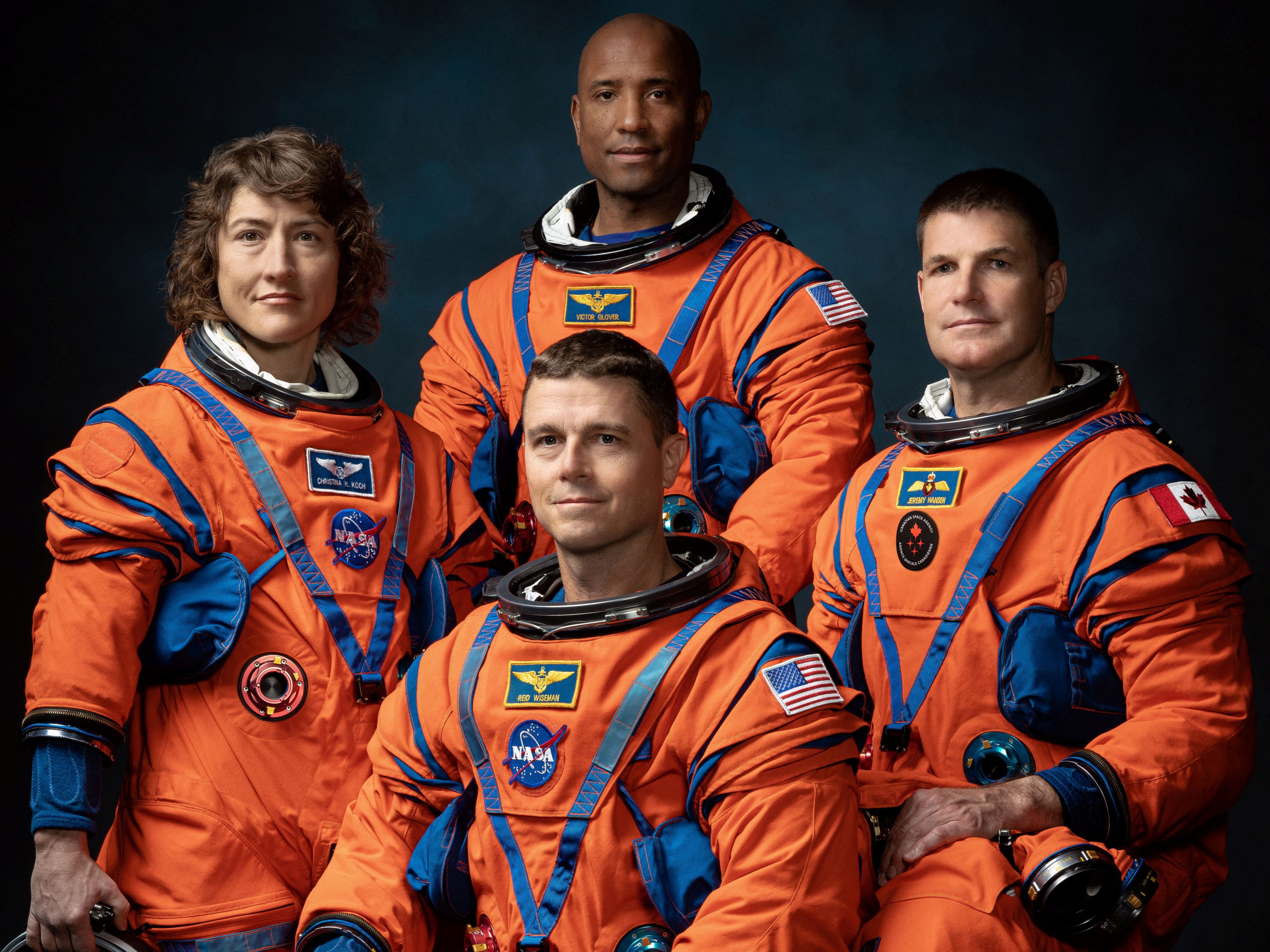 Die US-Raumfahrtbehörde NASA stellt ihre Besatzung für die kommende Mond-Mission „Artemis 2" vor. Die US-Raumfahrtbehörde NASA stellt ihre Besatzung für die kommende Mond-Mission „Artemis 2" vor.
