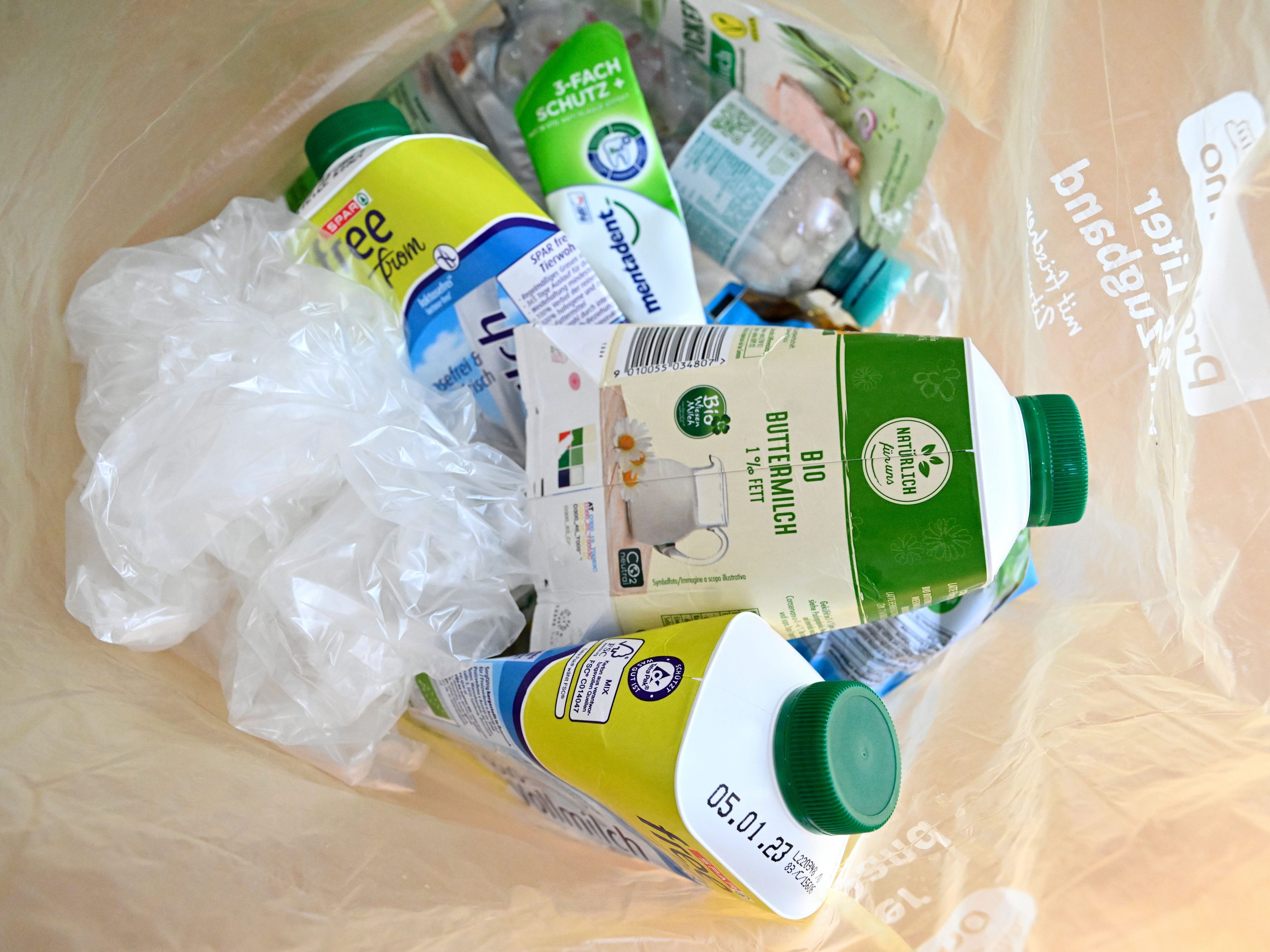 In Wien ist die Sammelmenge von Kunststoffverpackungen gestiegen.