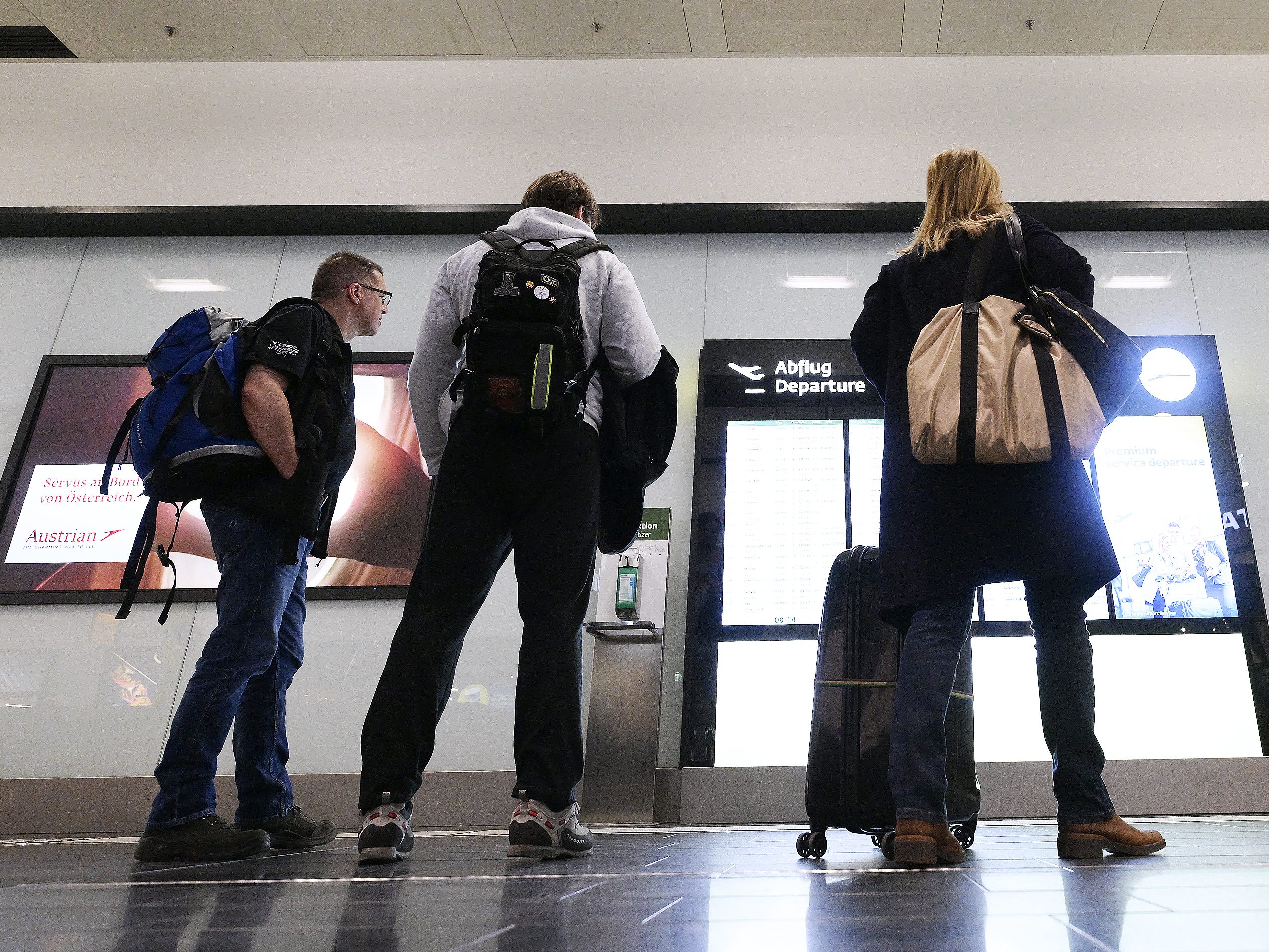 Aufgrund der Streiks in Deutschland fallen auch in Wien 26 Flüge aus.