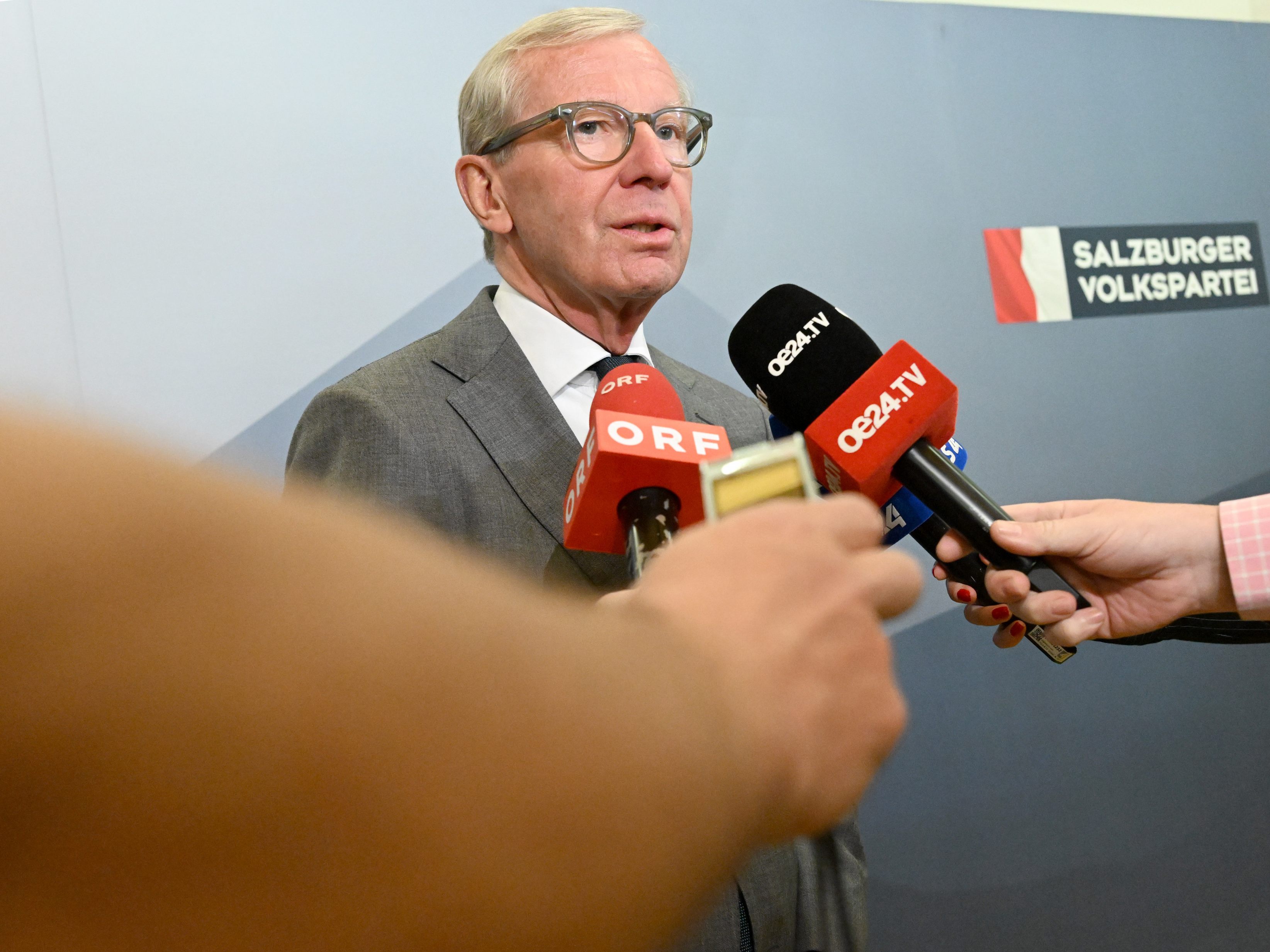 Haslauer ist auf der Suche nach einem Koalitionspartner.