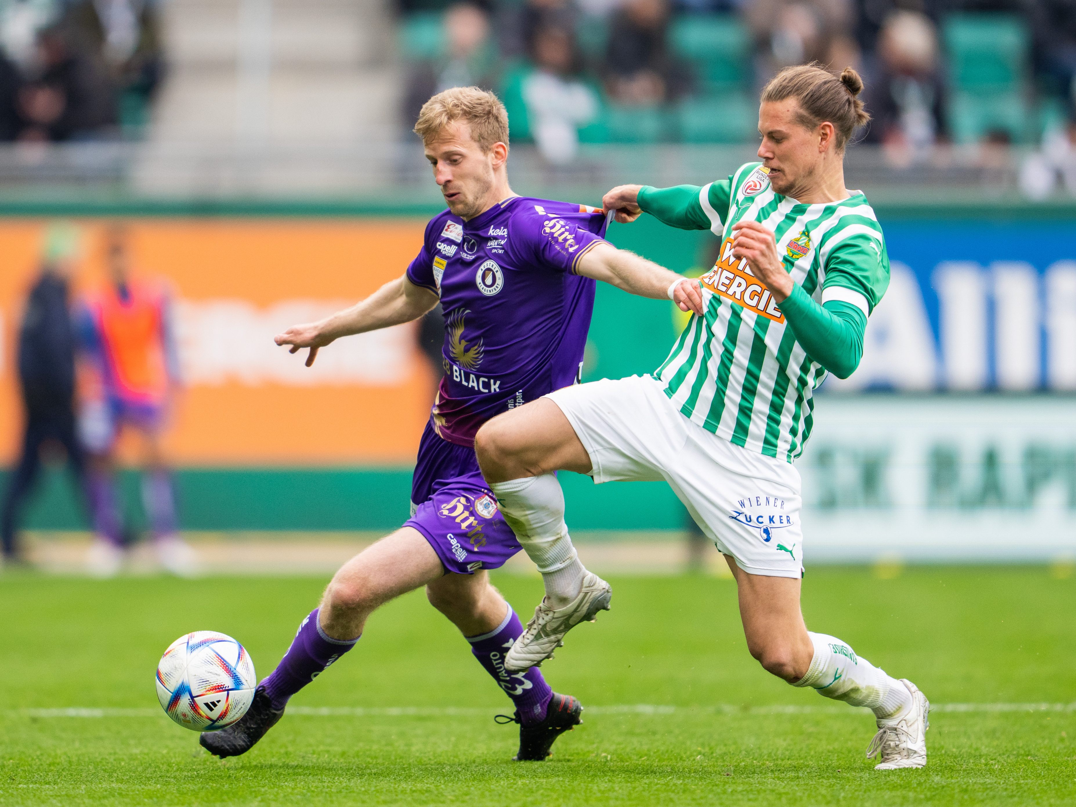 Rapid Wien spielte gegen Austria Klagenfurt. Rapid Wien spielte gegen Austria Klagenfurt.