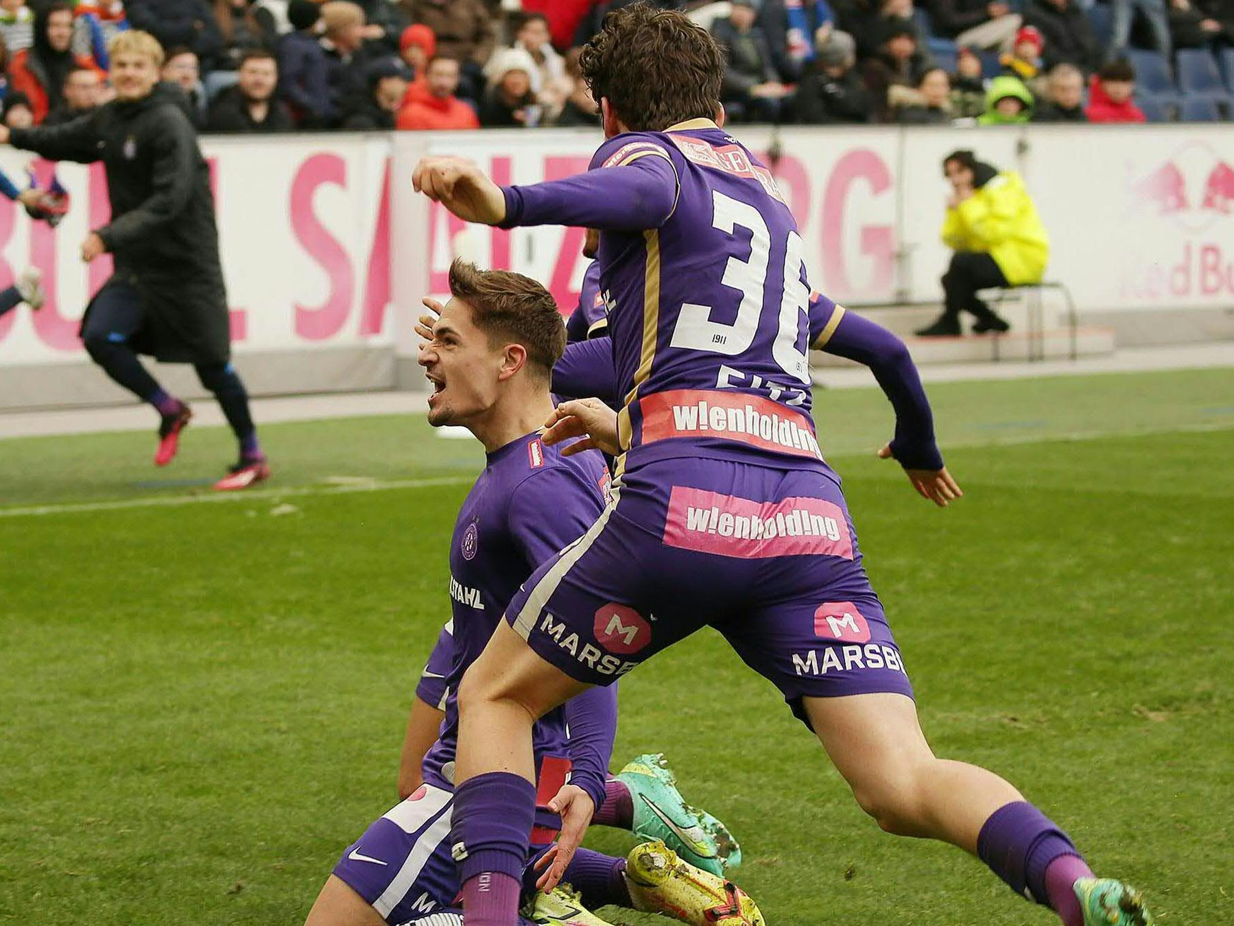 Austria Wien spielte gegen Red Bull Salzburg.