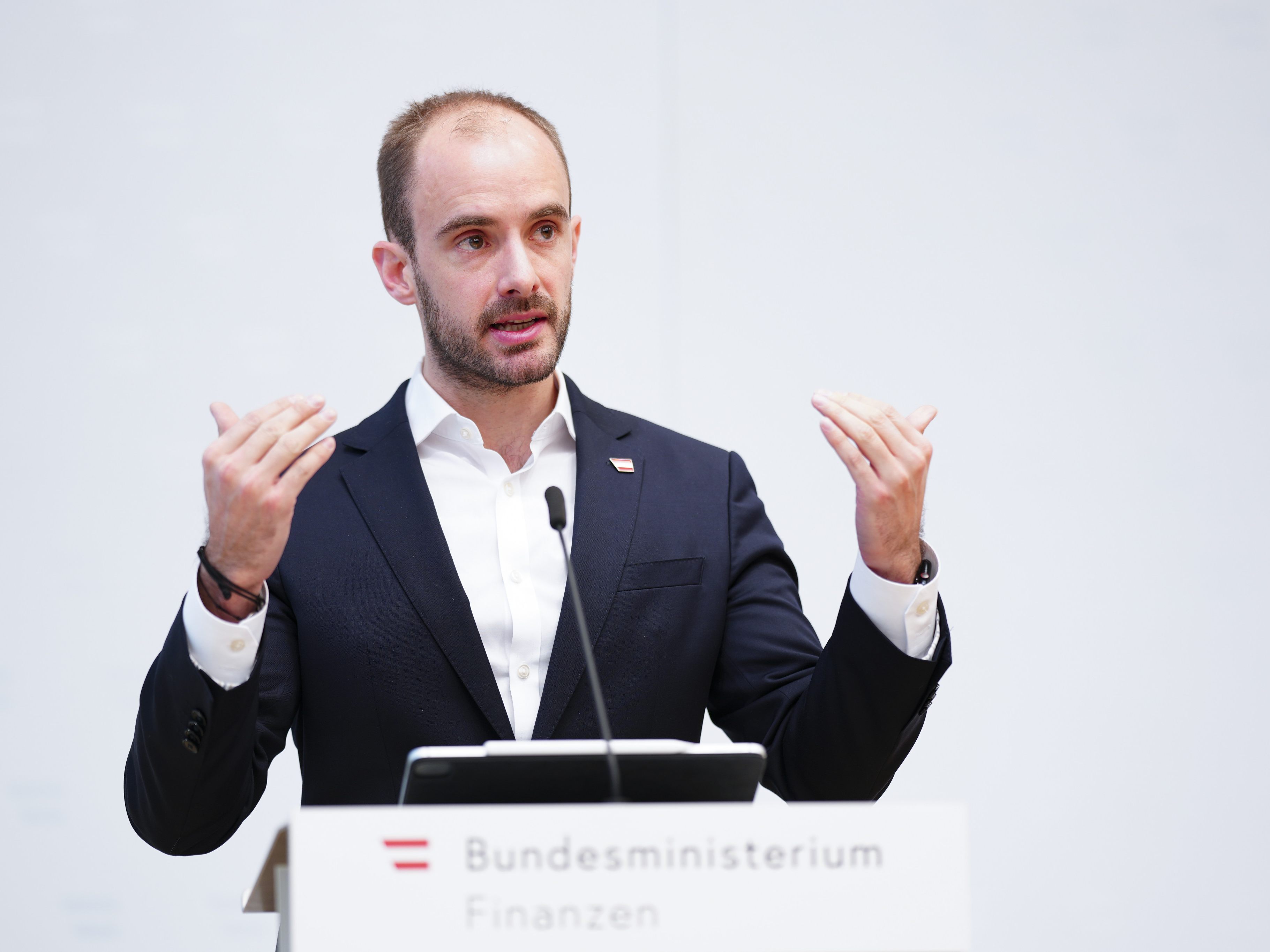 Staatssekretär Florian Tursky ist gegen Verbote von KI. Staatssekretär Florian Tursky ist gegen Verbote von KI.