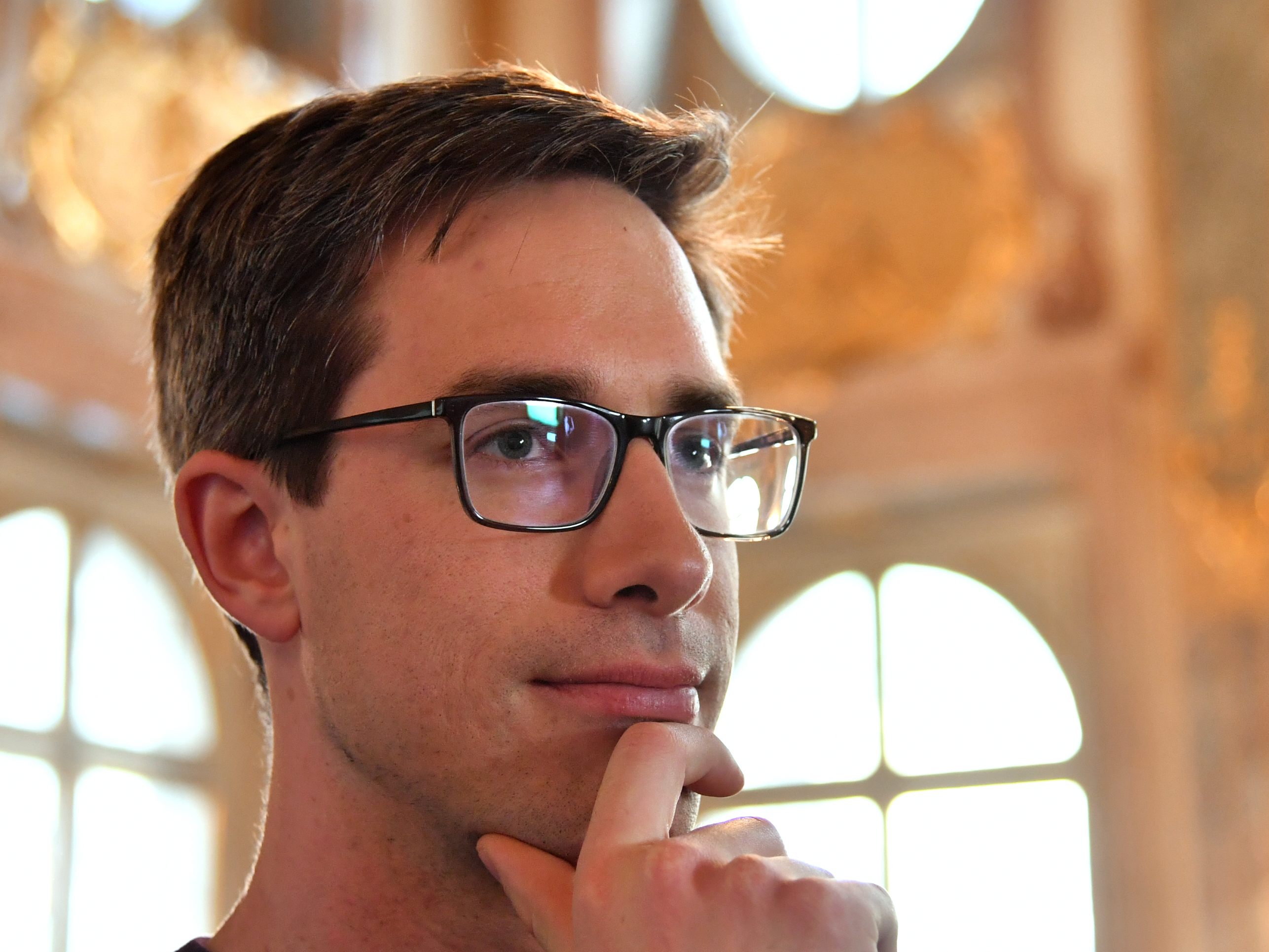 KPÖ-Spitzenkandidat Kay-Michael Dankl geht optimistisch in die Salzburger Landtagswahl am 23. April 2023.