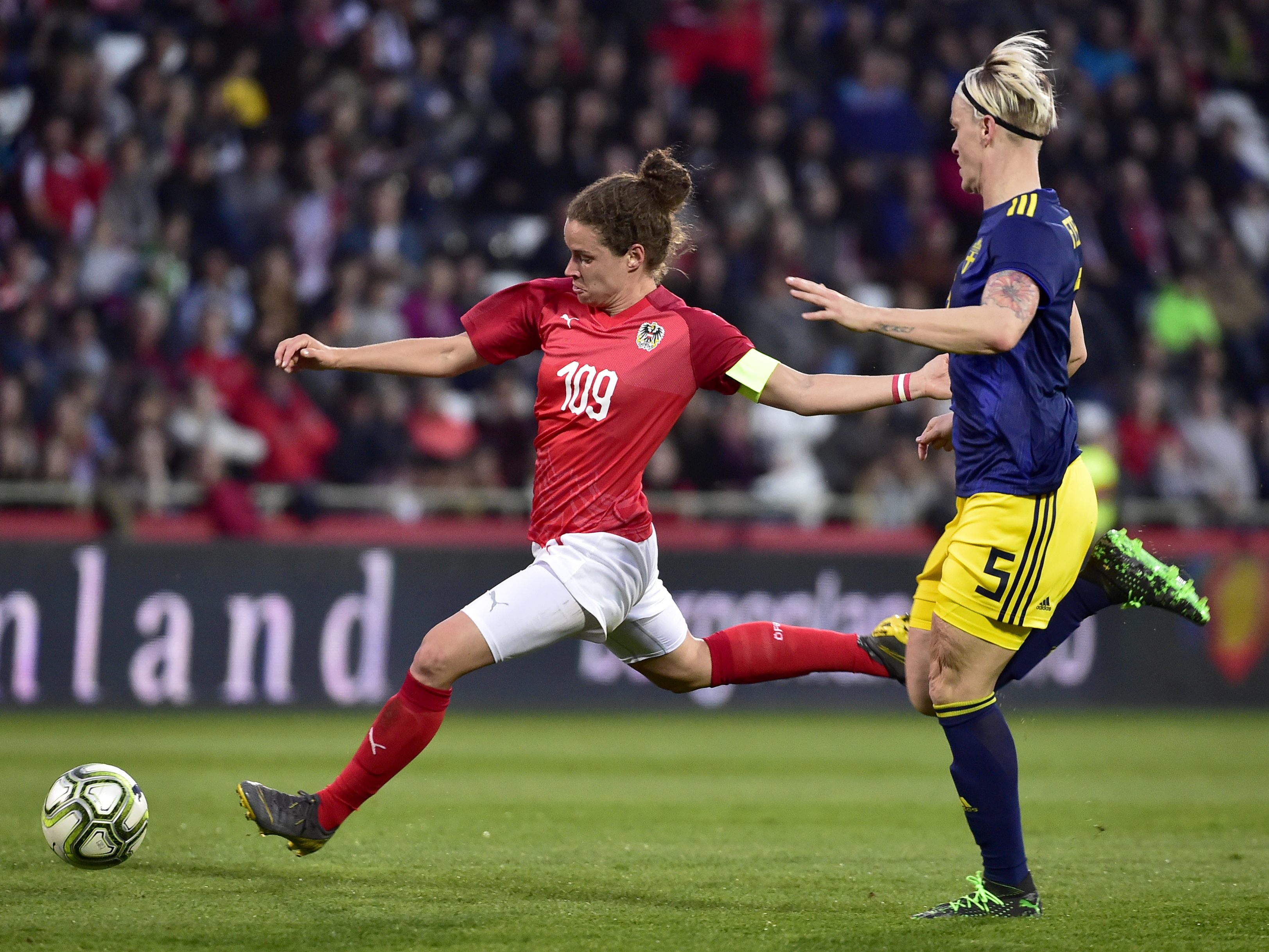 Die ÖFB-Frauen wollen gegen Belgien den Sieg aus dem Vorjahr bestätigen. Die ÖFB-Frauen wollen gegen Belgien den Sieg aus dem Vorjahr bestätigen.
