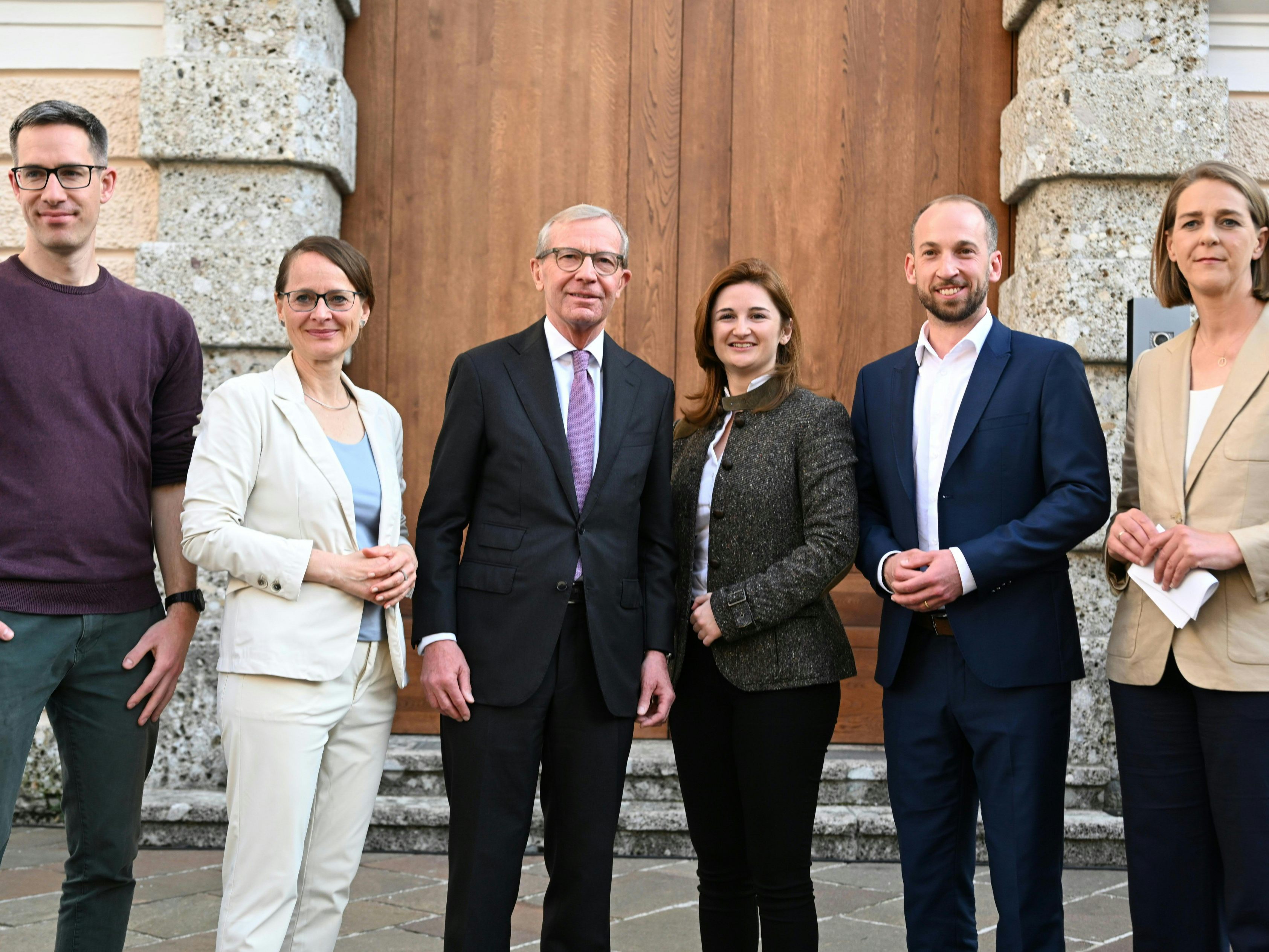 Die Spitzenkandidaten bei der Salzburg-Wahl.