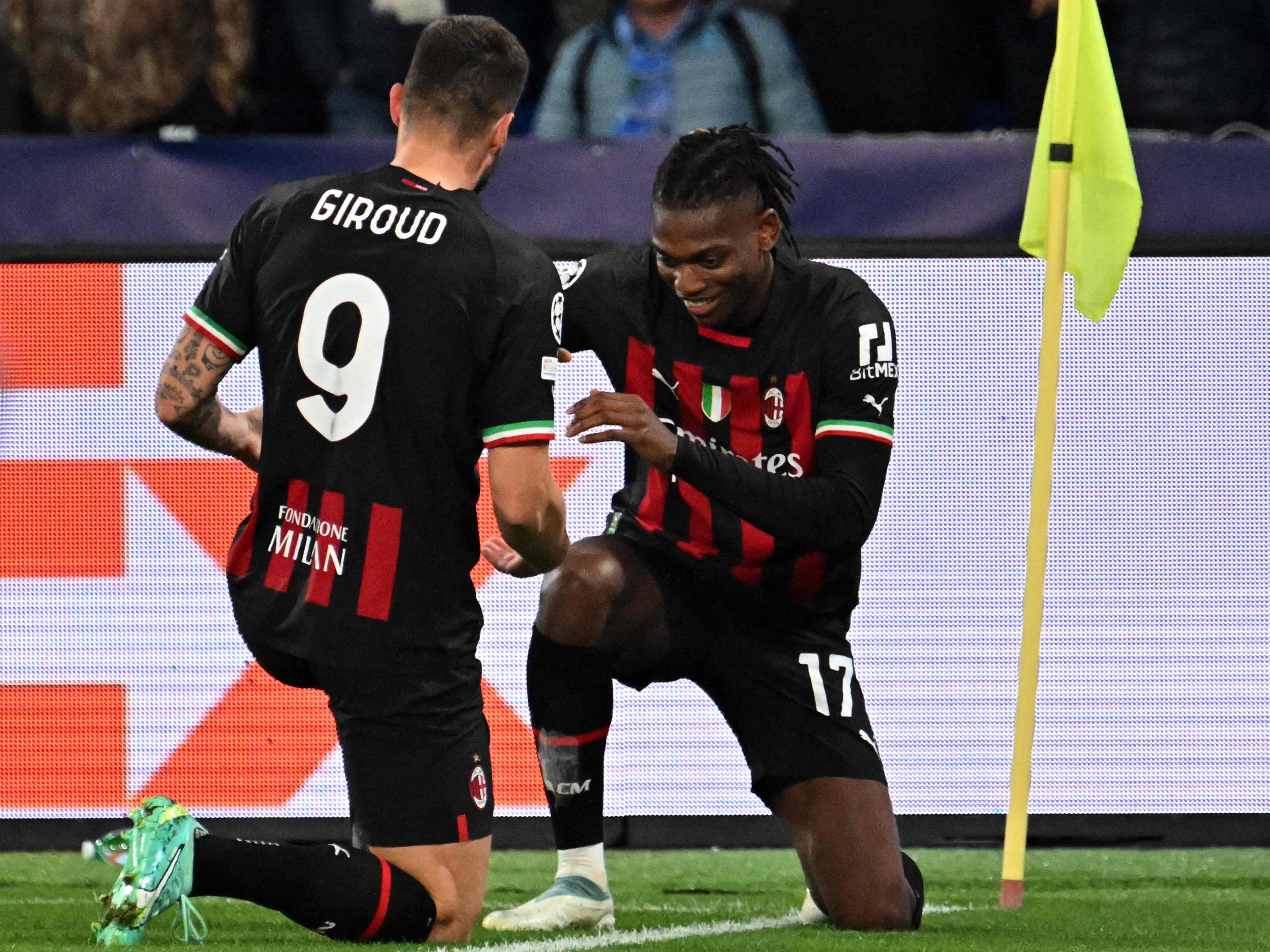 Giroud und Leao entschieden das heutige Spiel für den AC Milan. Giroud und Leao entschieden das heutige Spiel für den AC Milan.