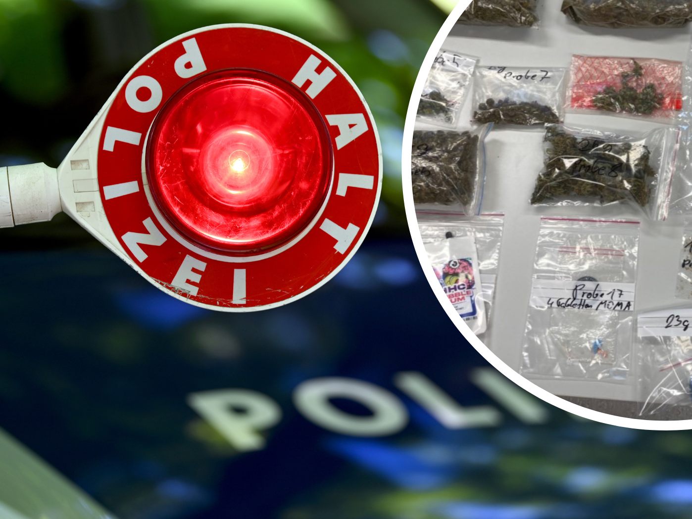 In St- Valentin wurde eine Drogenlenkerin aus dem Verkehr gezogen.