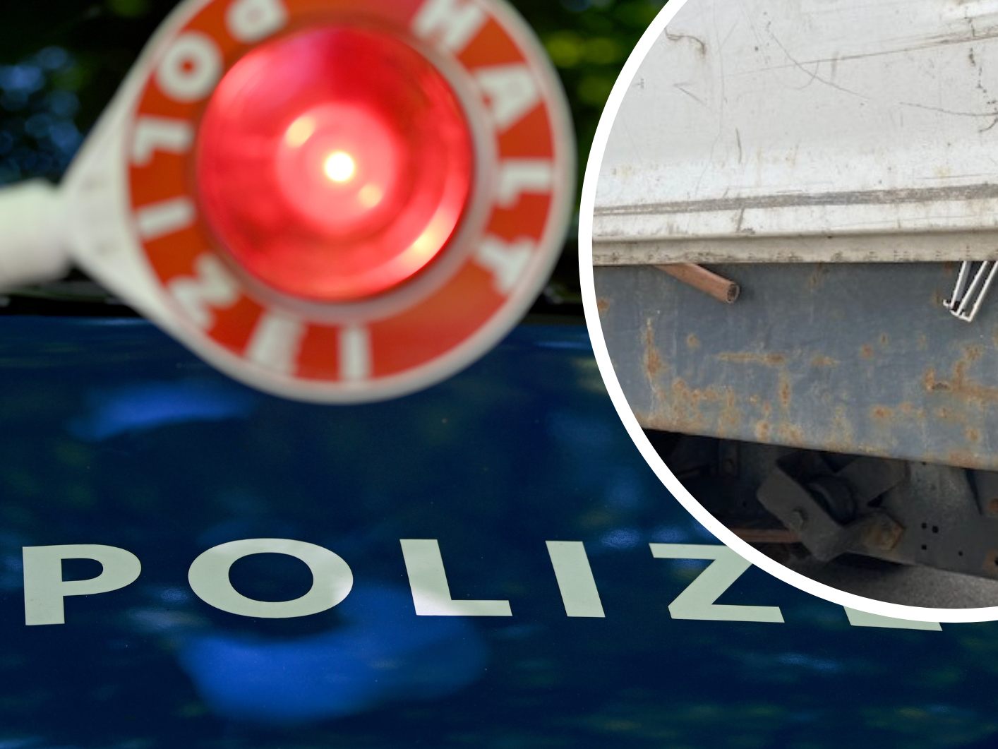 In Stockerau wurde ein massiv überladener Lkw gestoppt.
