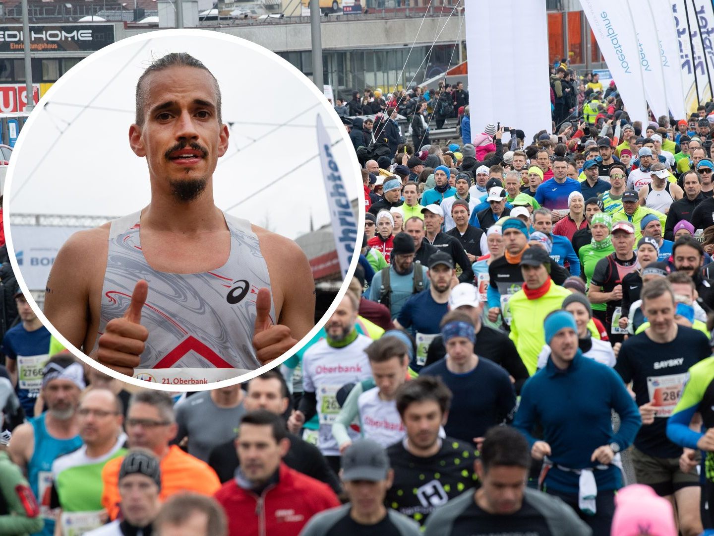 Boch gewinnt den Marathon in Linz.