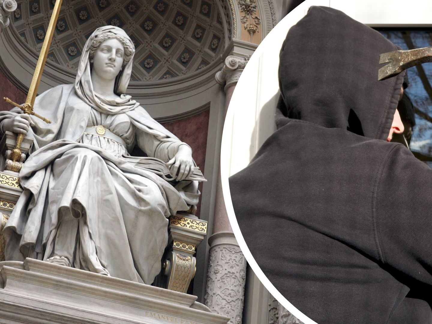 Prozess gegen eine hochprofessionelle Einbrecher-Bande in Wien. Prozess gegen eine hochprofessionelle Einbrecher-Bande in Wien.