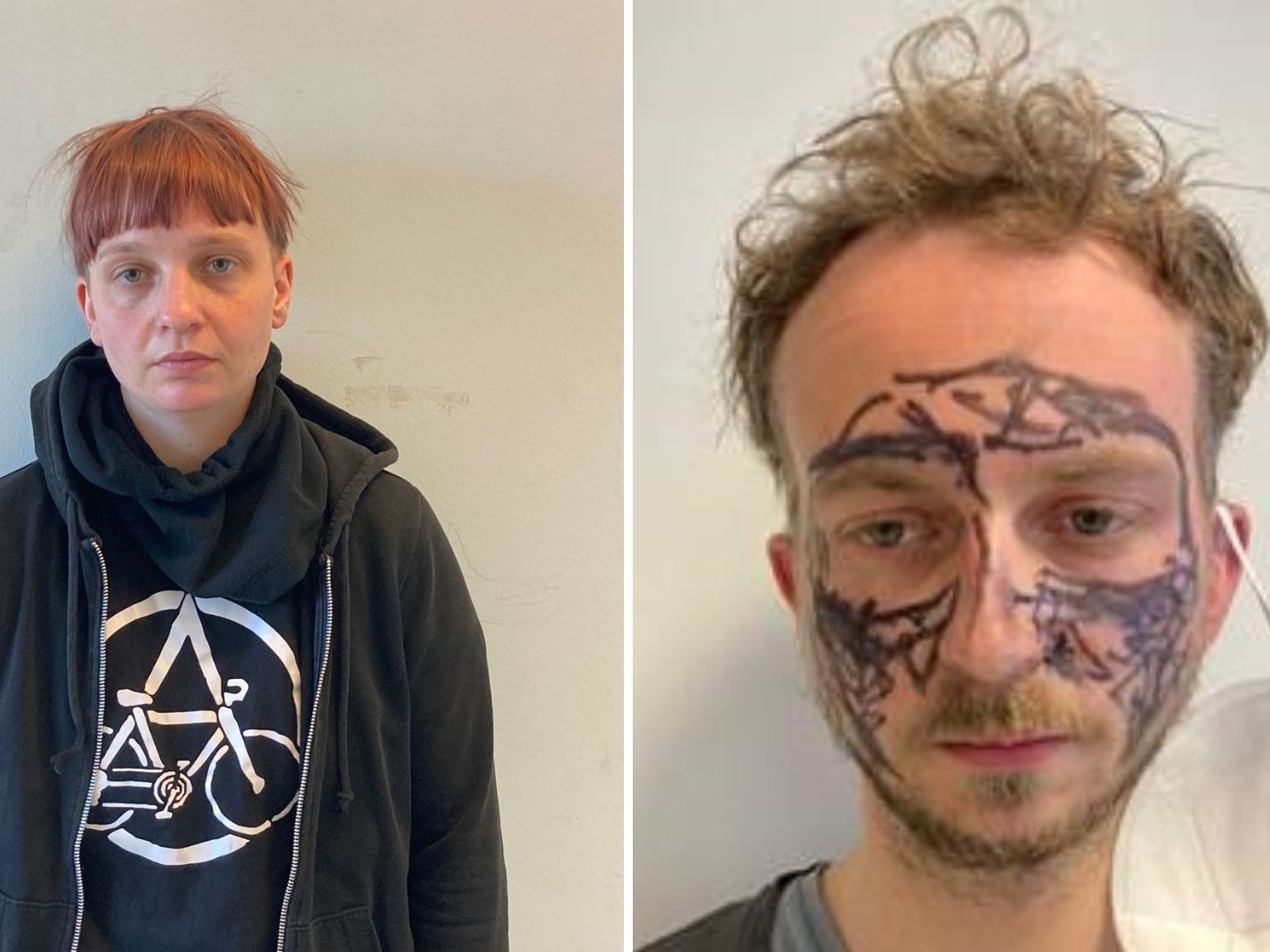 Die Polizei sucht nach Hinweisen zu diesen beiden Personen.