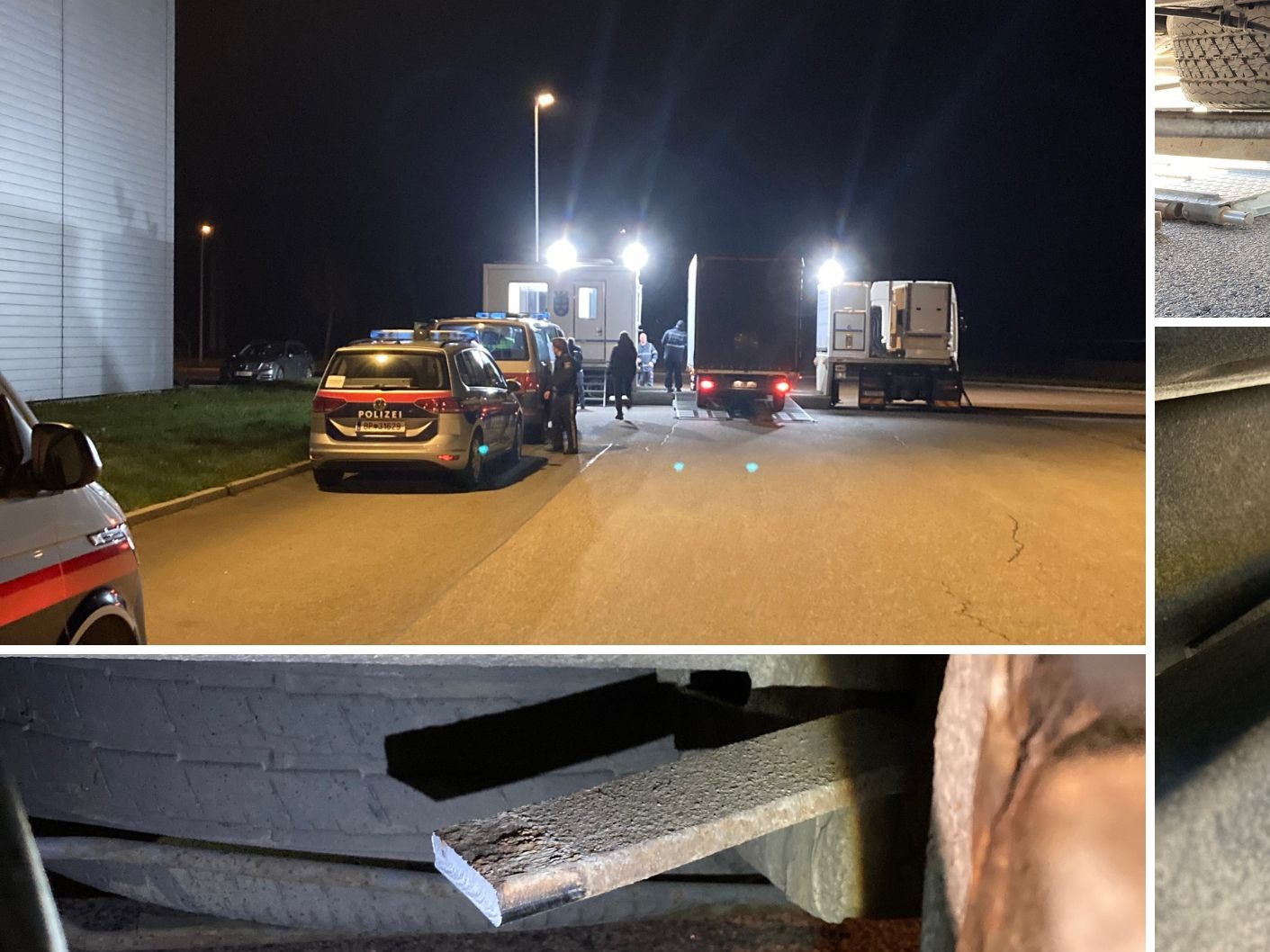 Die Polizei zog 56 desolate Fahrzeuge aus dem Verkehr. Die Polizei zog 56 desolate Fahrzeuge aus dem Verkehr.