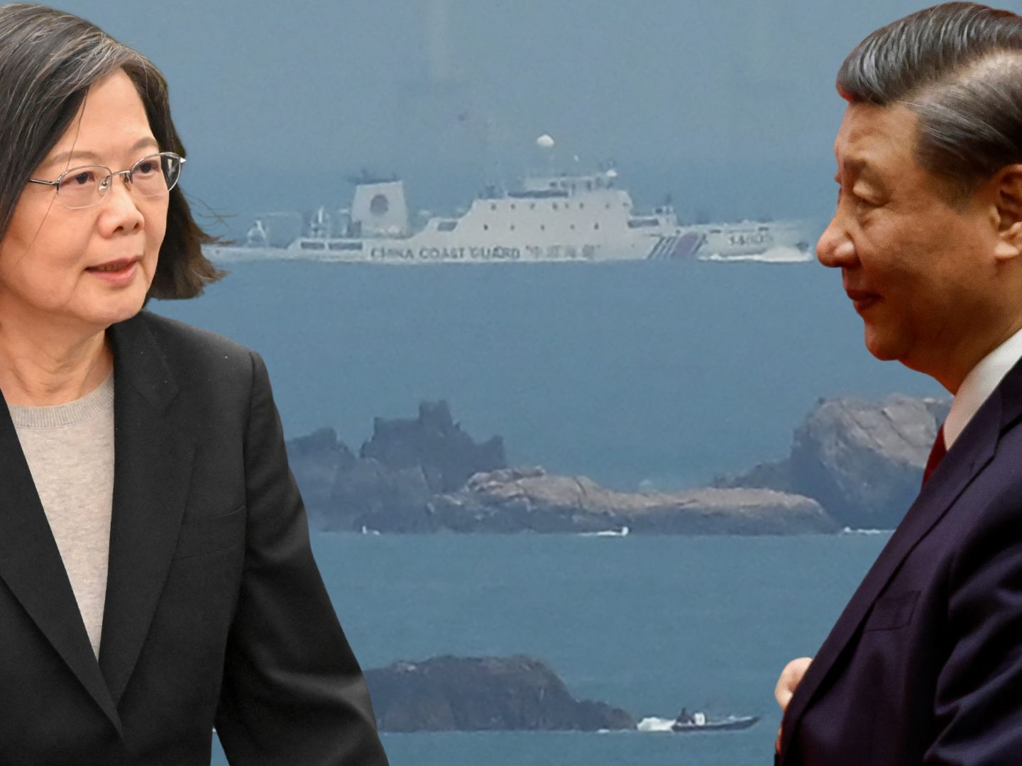 Taiwans Präsidentin Tsai (.) hatte vor kurzem die USA besucht - Chinas Präsident Xi (r.) gefällt das gar nicht. Taiwans Präsidentin Tsai (.) hatte vor kurzem die USA besucht - Chinas Präsident Xi (r.) gefällt das gar nicht.