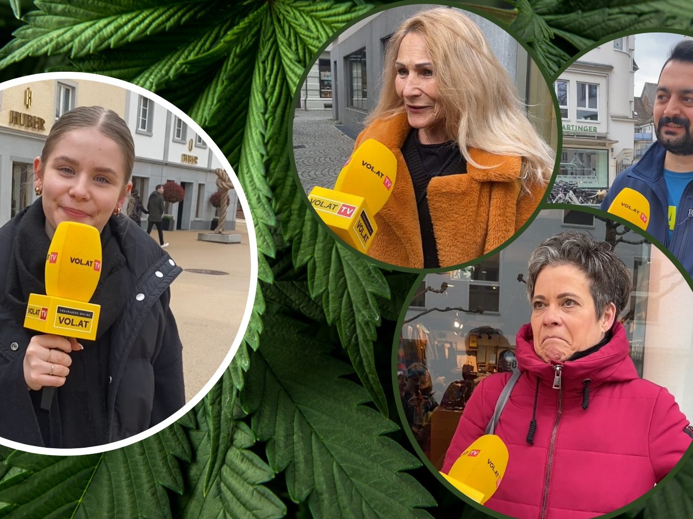 Cannabis Legalisierung "light" in Deutschland. Umfrage in Bregenz.