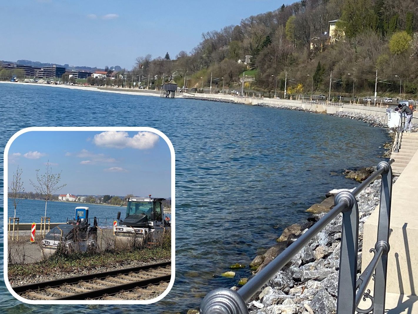 Die Arbeiten am letzten Bauabschnitt der Pipeline laufen. Die Arbeiten am letzten Bauabschnitt der Pipeline laufen.