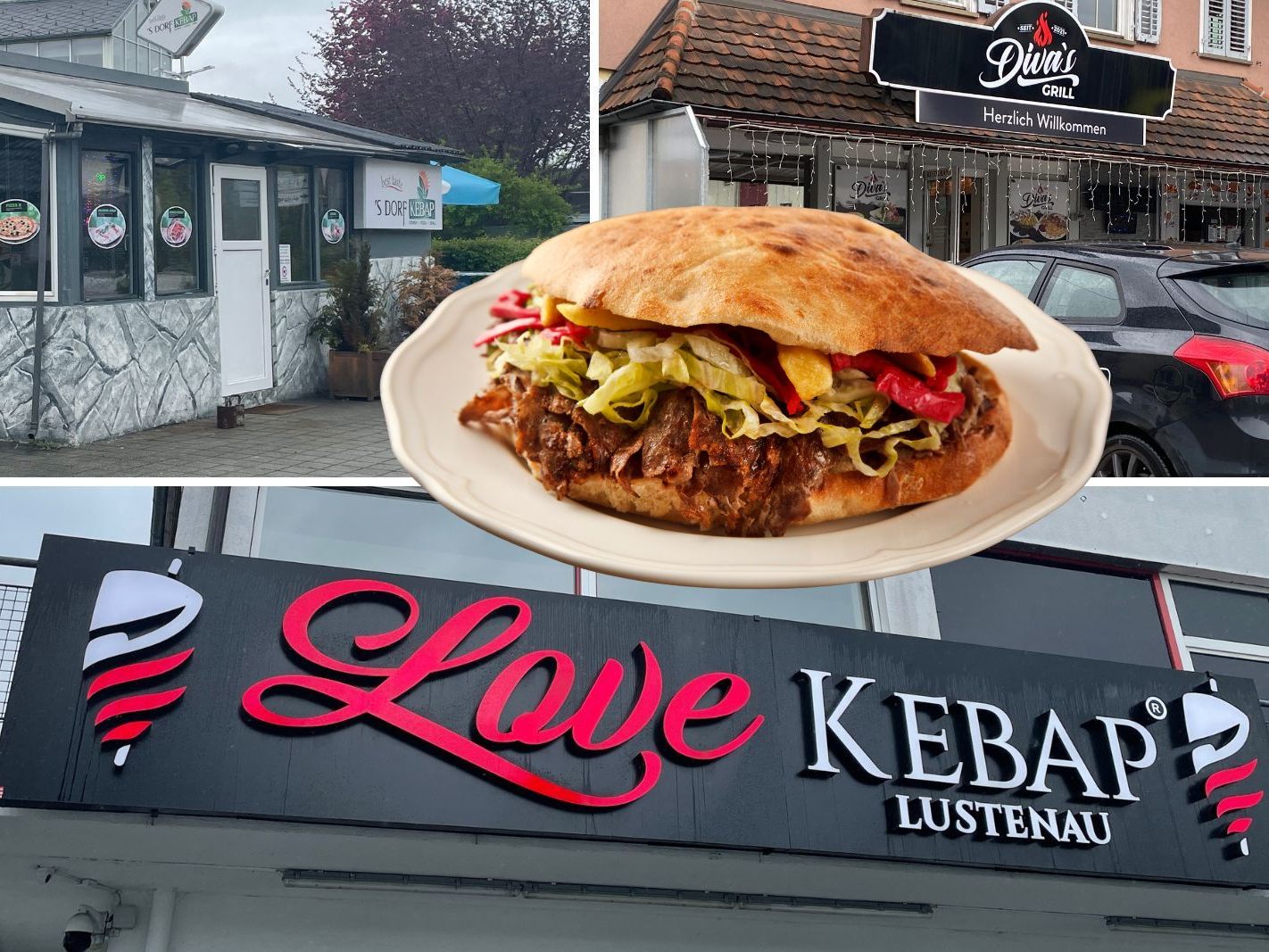 Die Top 3 Döner-Lokale in Lustenau. Die Top 3 Döner-Lokale in Lustenau.