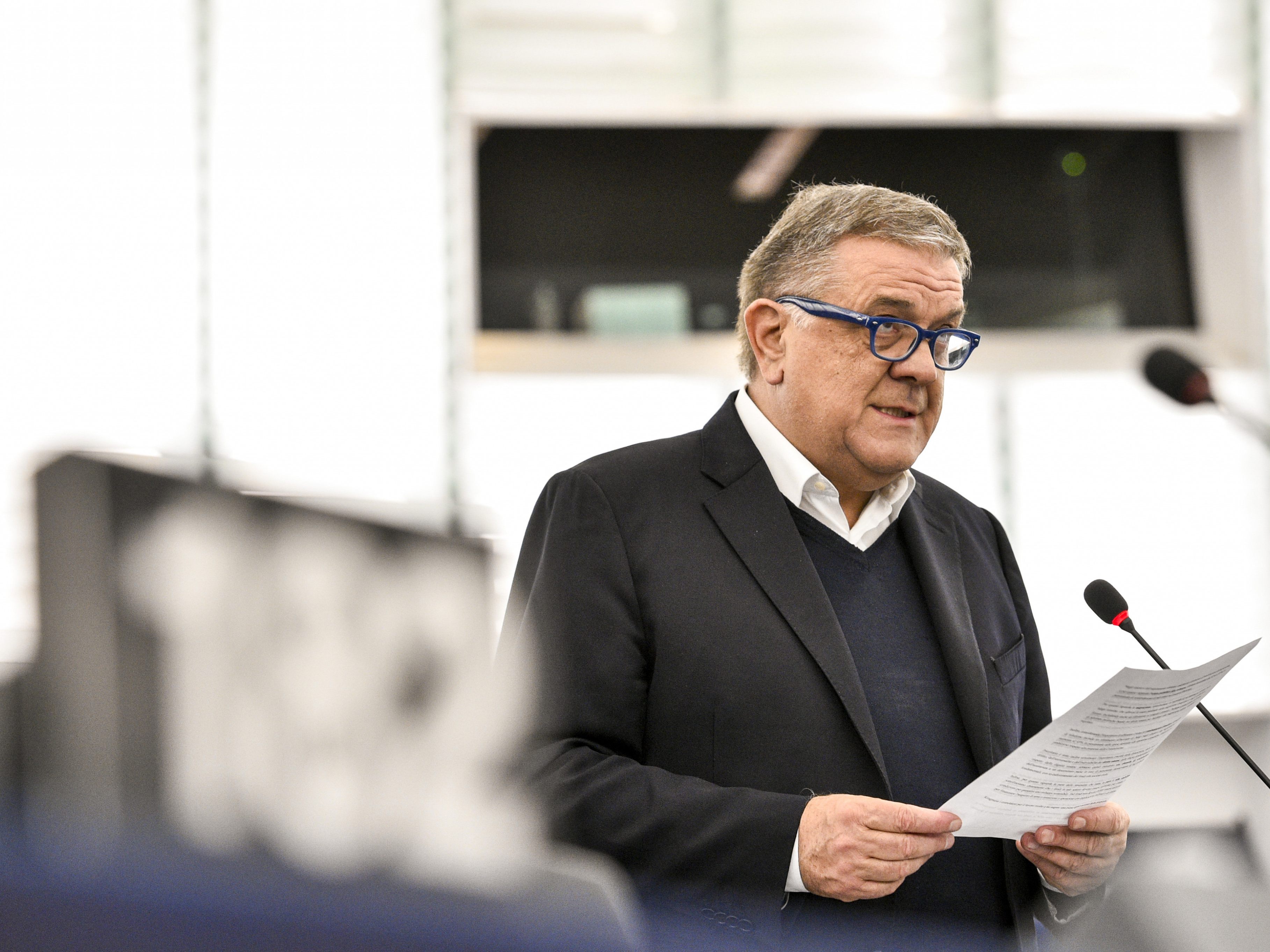 Das Bild zeigt Pier Antonio Panzeri im Jahr 2019. Das Bild zeigt Pier Antonio Panzeri im Jahr 2019.