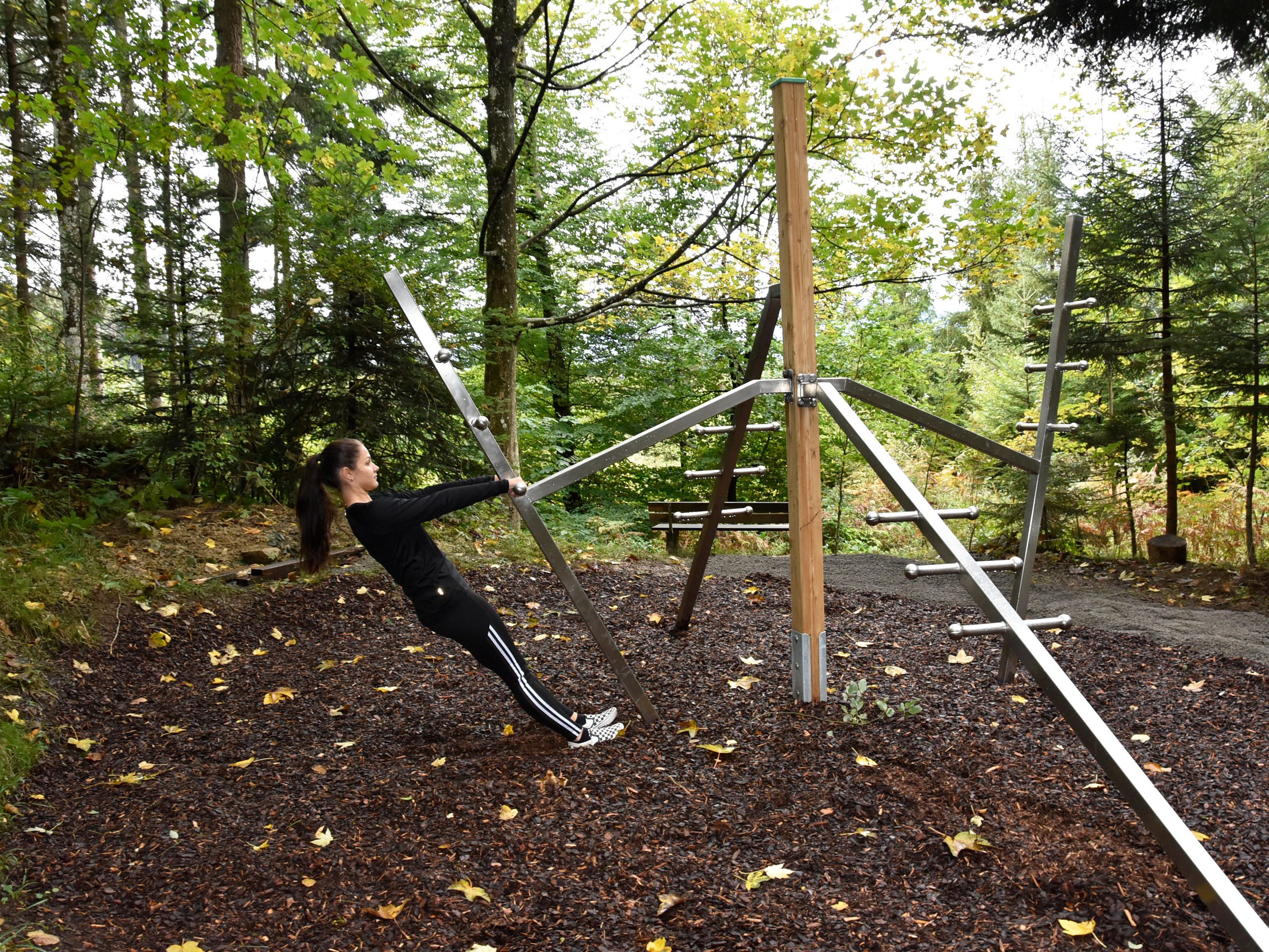 Der Fitnessparcours am Rankweiler Schafplatz wird am Samstag, 15. April, eröffnet. Der Fitnessparcours am Rankweiler Schafplatz wird am Samstag, 15. April, eröffnet.
