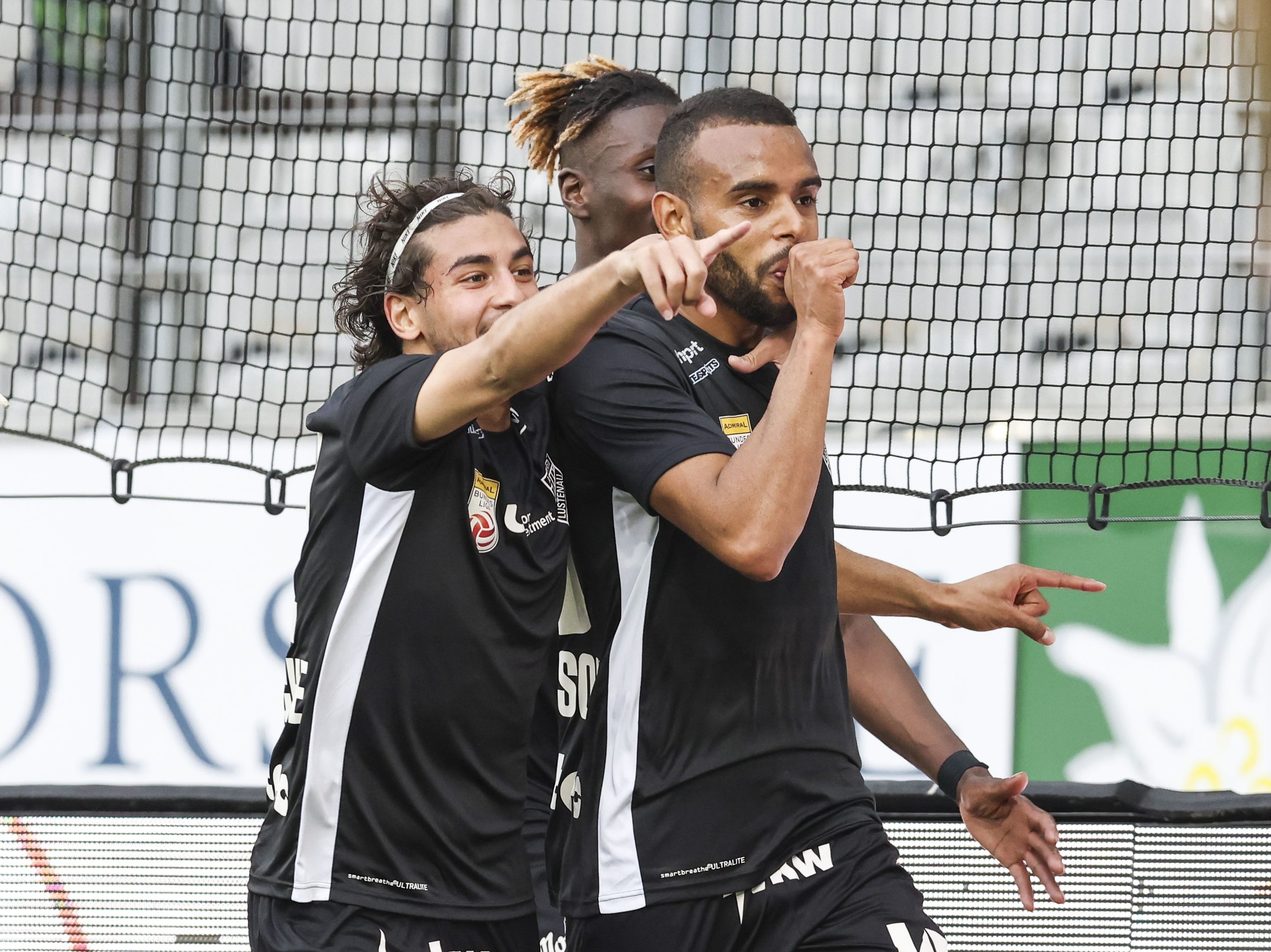 Anderson bejubelte das 2:0 gegen die WSG Tirol. Anderson bejubelte das 2:0 gegen die WSG Tirol.