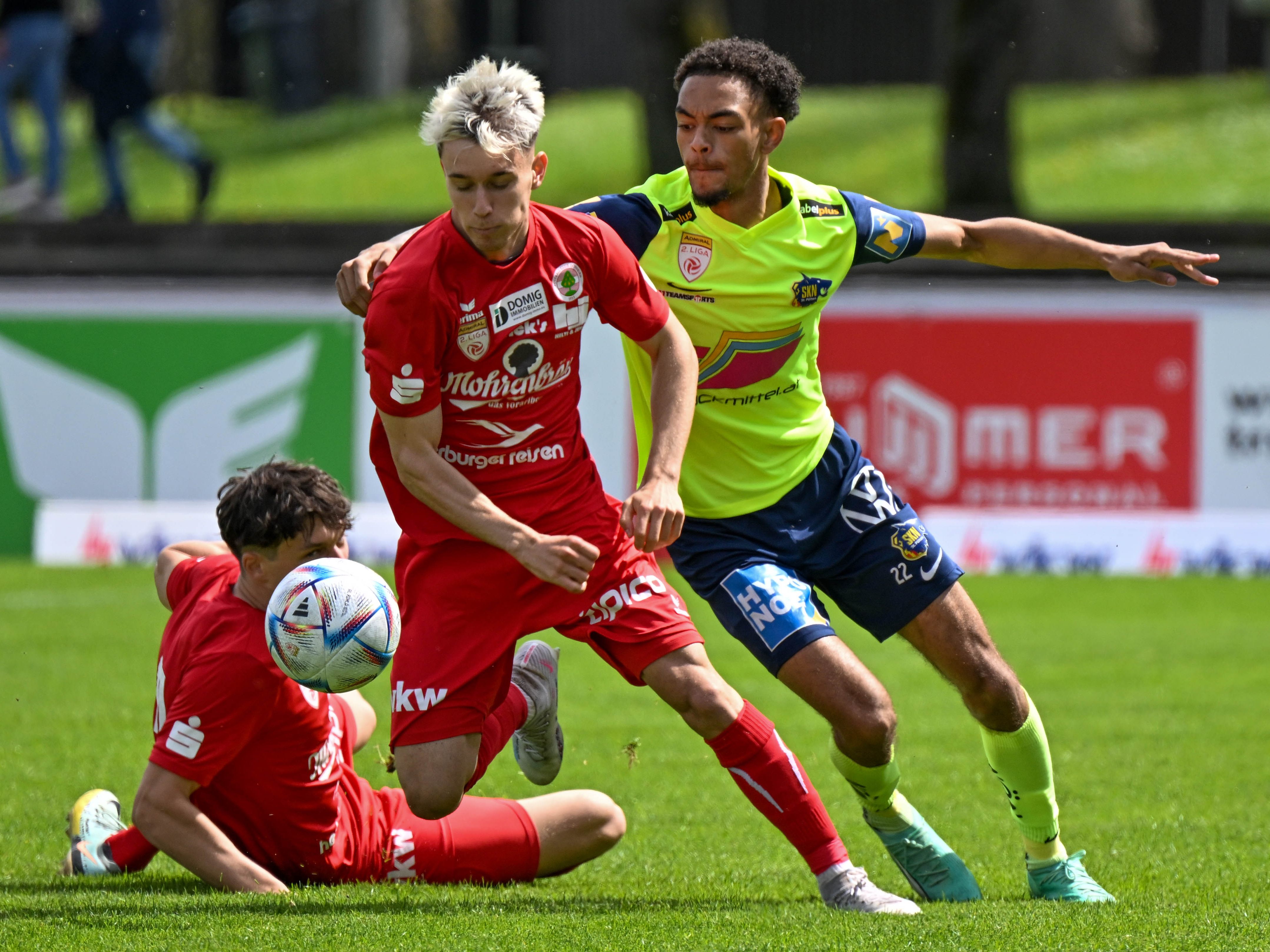 Raul Marte und Co. hatten heute gegen St. Pölten keine Chance. Raul Marte und Co. hatten heute gegen St. Pölten keine Chance.