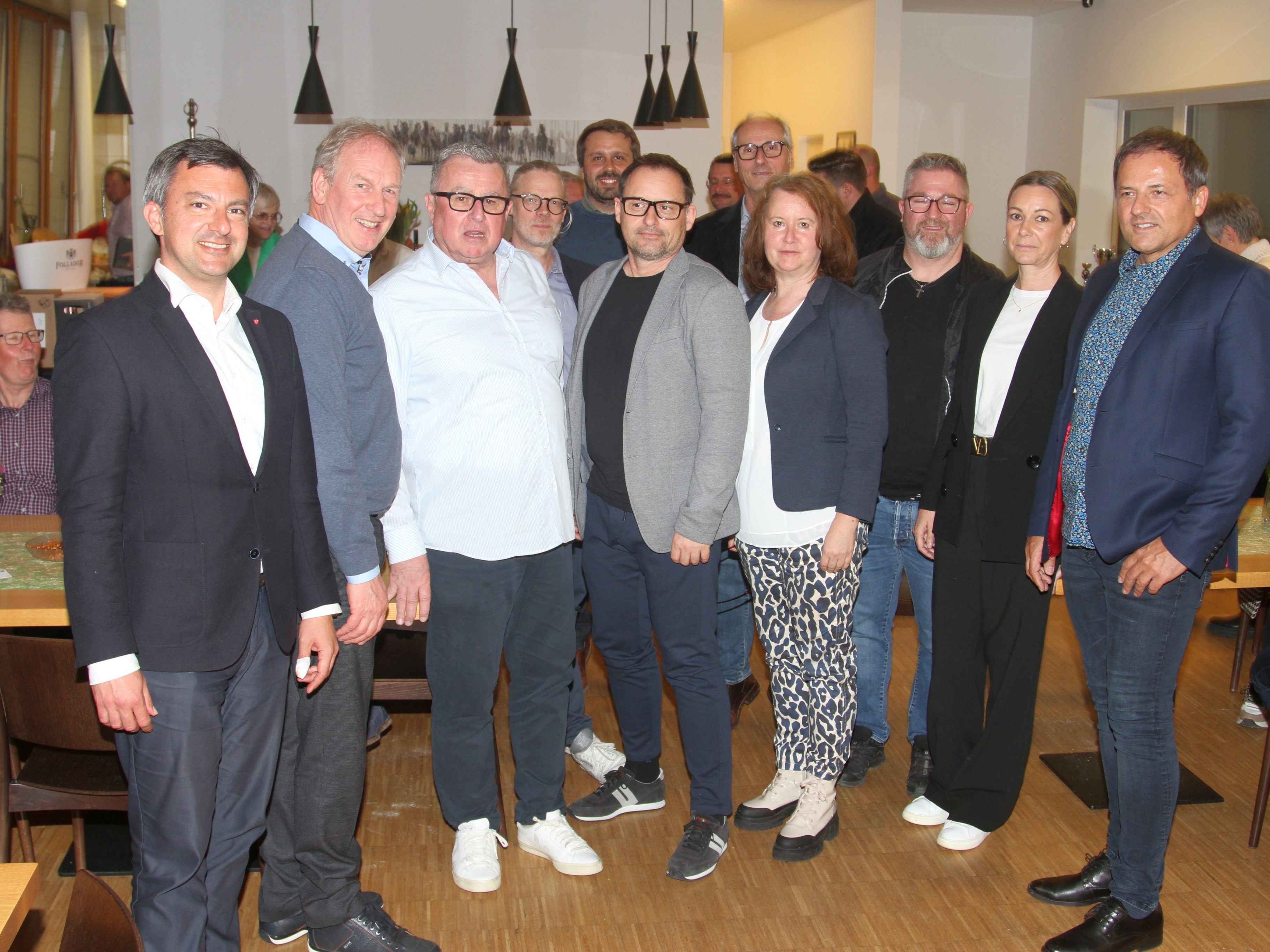 BM Martin Staudinger, Loek Versluis, Hans Wolff, Herbert Motter, Pascal Sonnleithner, Gerhard Ascherl, Dieter Steurer, Michaela Sutter, Herbert Wurm, Petra Wolfgang und Stephan Schrott..