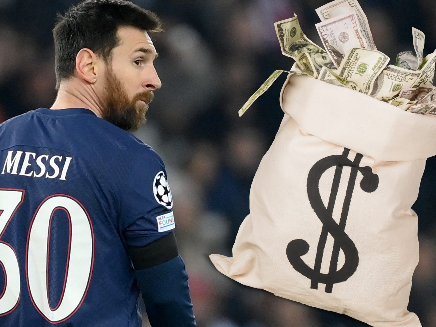 Messi wurde ein gerade zu obszön hohes Gehalt in Aussicht gestellt. Messi wurde ein gerade zu obszön hohes Gehalt in Aussicht gestellt.