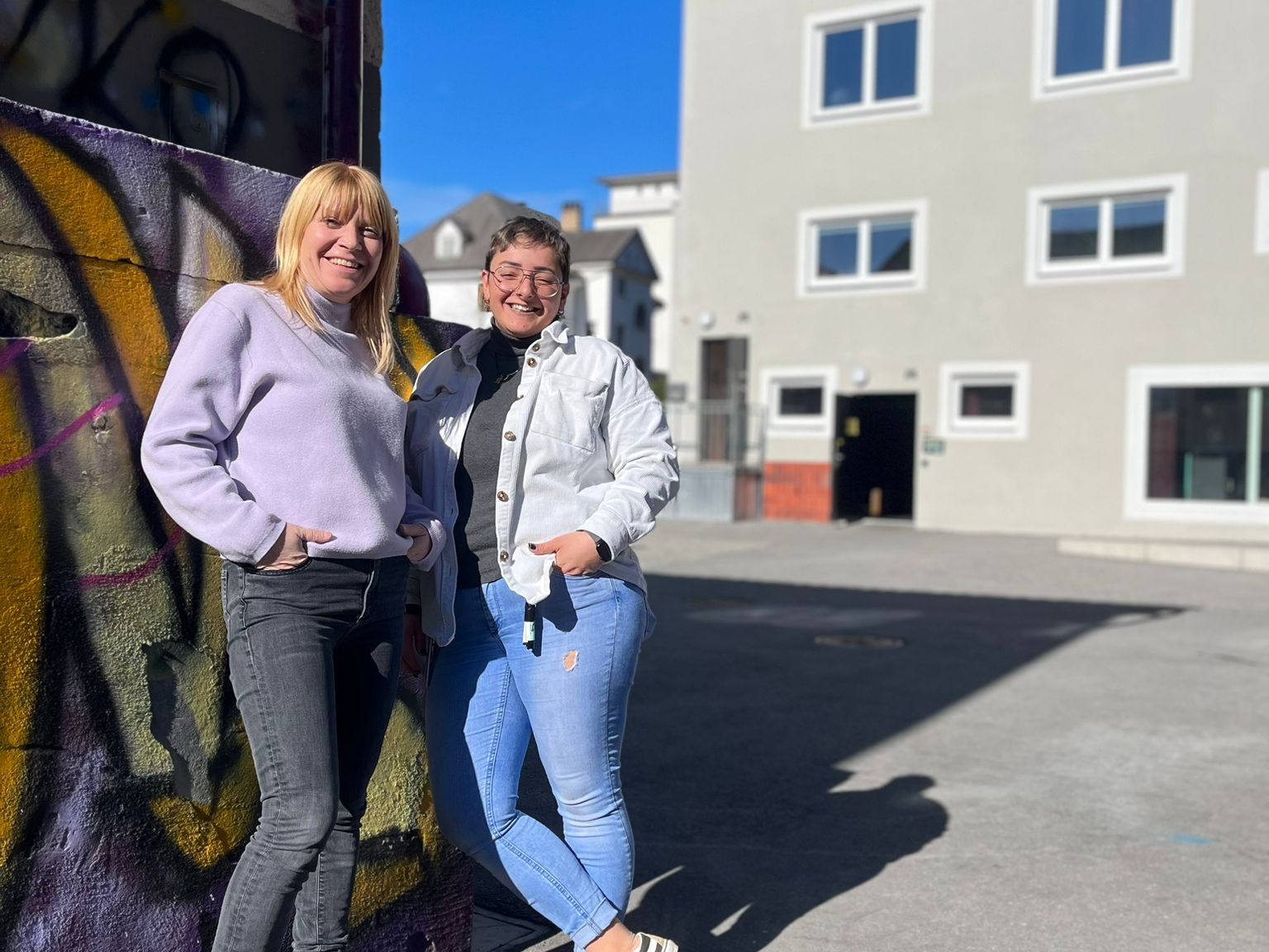 Isabel Lisch und Nil-Esra Zengin. Isabel Lisch und Nil-Esra Zengin.