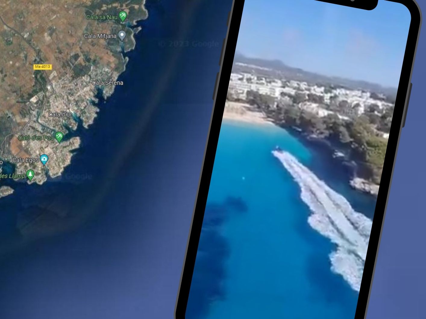 Ein Drogenboot floh vor Mallorca vor der spanischen Polizei.