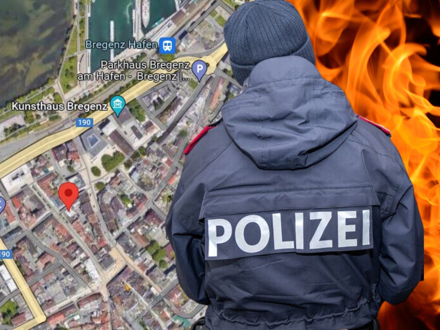 Nach einem Containerbrand in Bregenz sucht die Polizei jetzt nach Zeugen. Nach einem Containerbrand in Bregenz sucht die Polizei jetzt nach Zeugen.