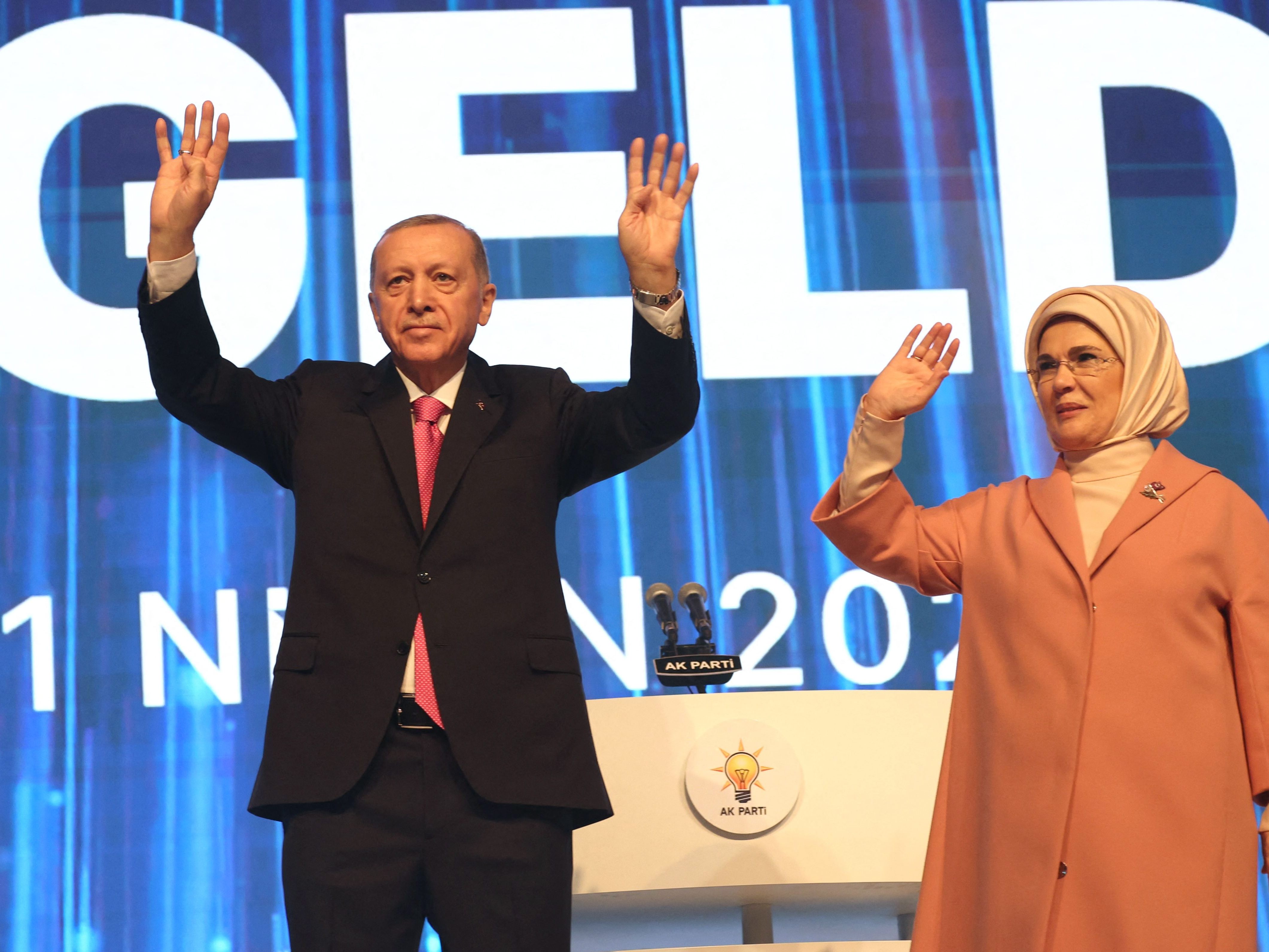 Erdogan bangt um sein Präsidentenamt.