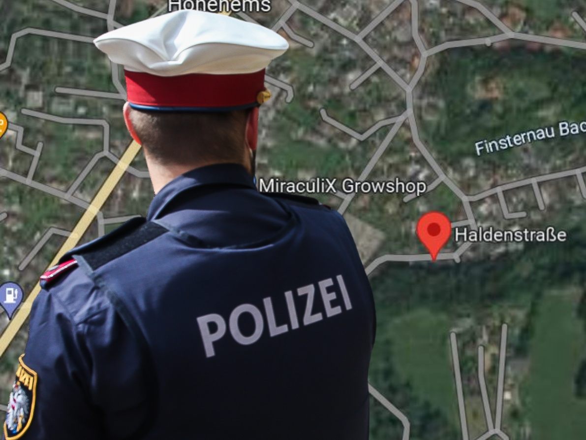 In Hohenems brannte eine Gasflasche.