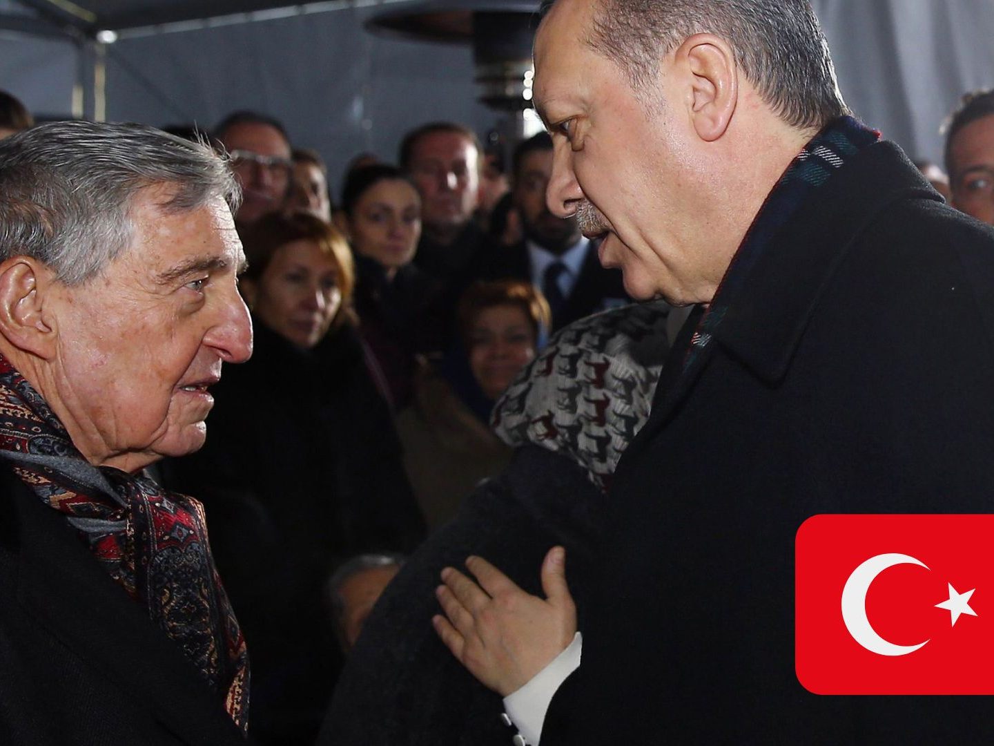 Mustafa Koc mit Präsident Erdogan.