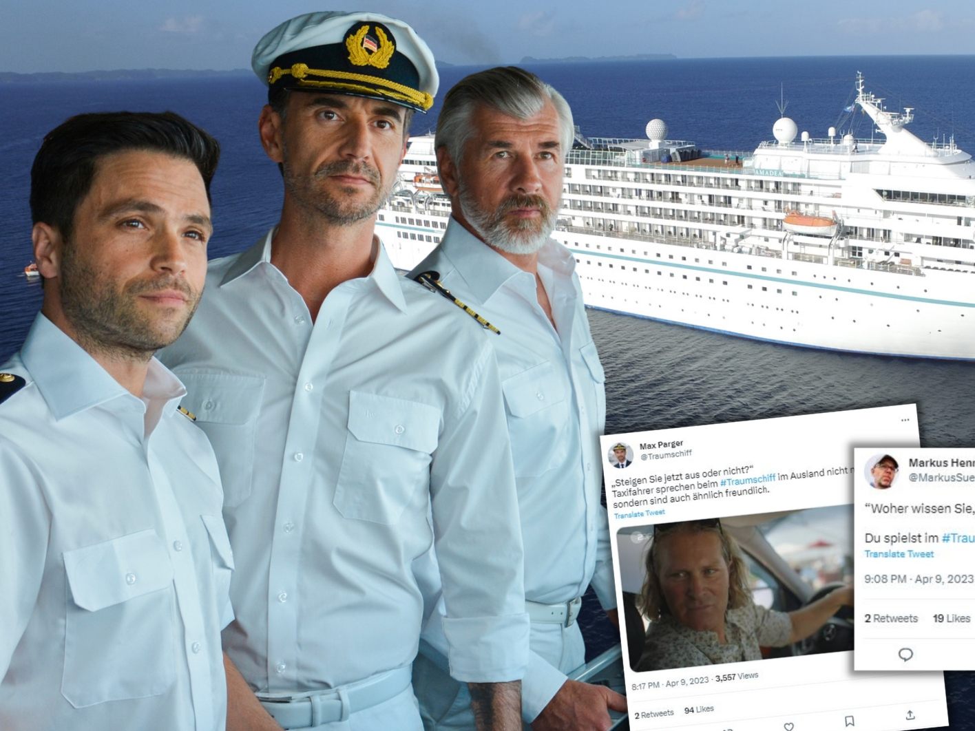 TV-Panne beim Traumschiff. TV-Panne beim Traumschiff.