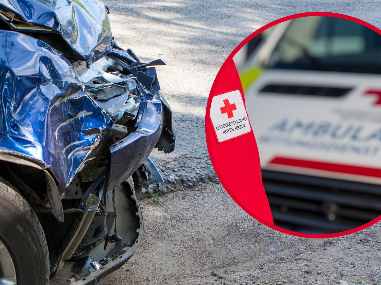 Unfall im Zuge des starken Abreiseverkehrs