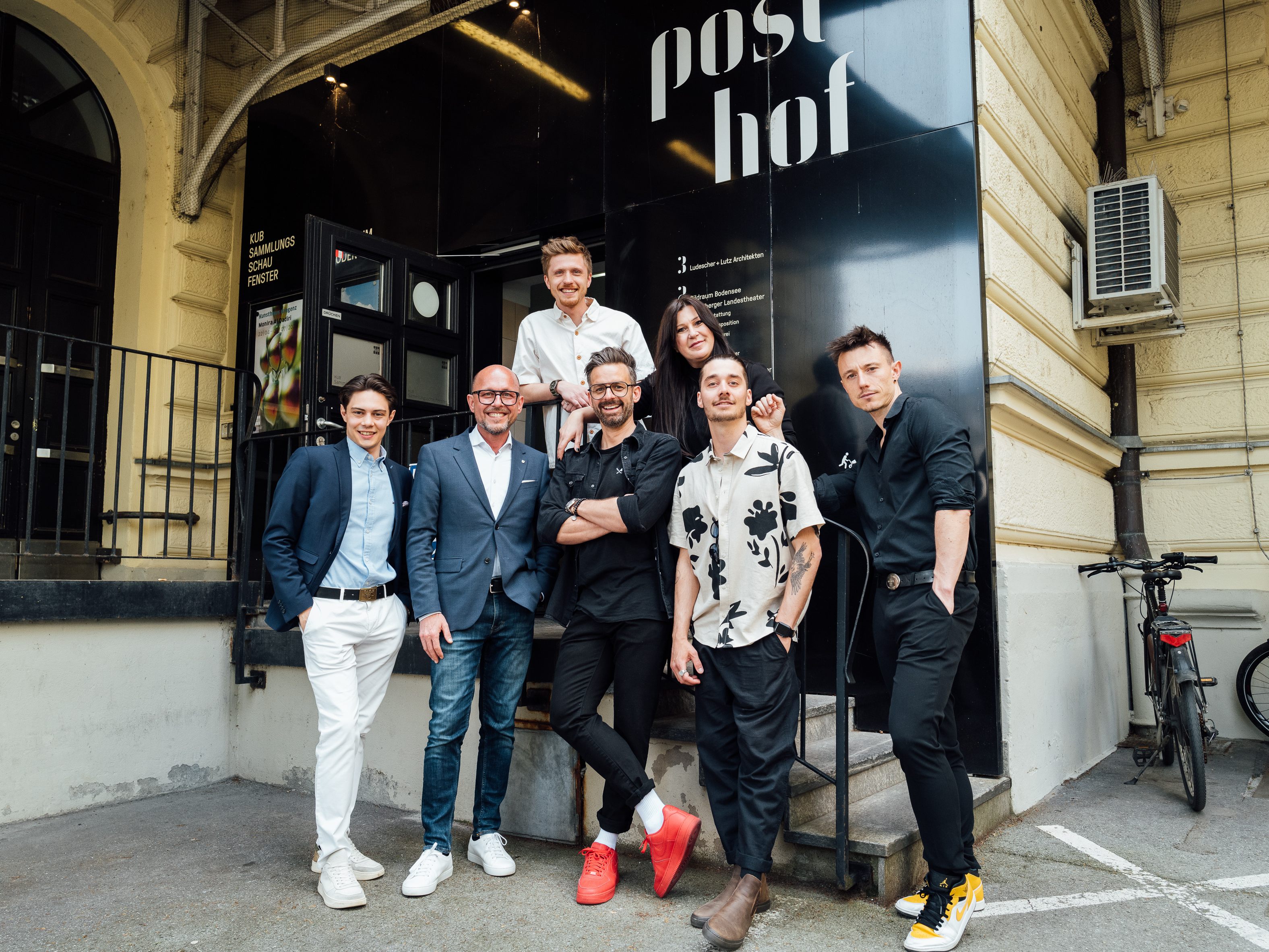 Die See-Atelier-Crew rund um Manuel Riesterer und Raphael Sturm mit Bürgermeister Michael Ritsch. Die See-Atelier-Crew rund um Manuel Riesterer und Raphael Sturm mit Bürgermeister Michael Ritsch.