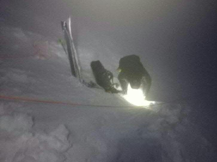 Einen nächtlichen Bergrettungseinsatz gab es in den Hohen Tauern. Einen nächtlichen Bergrettungseinsatz gab es in den Hohen Tauern.