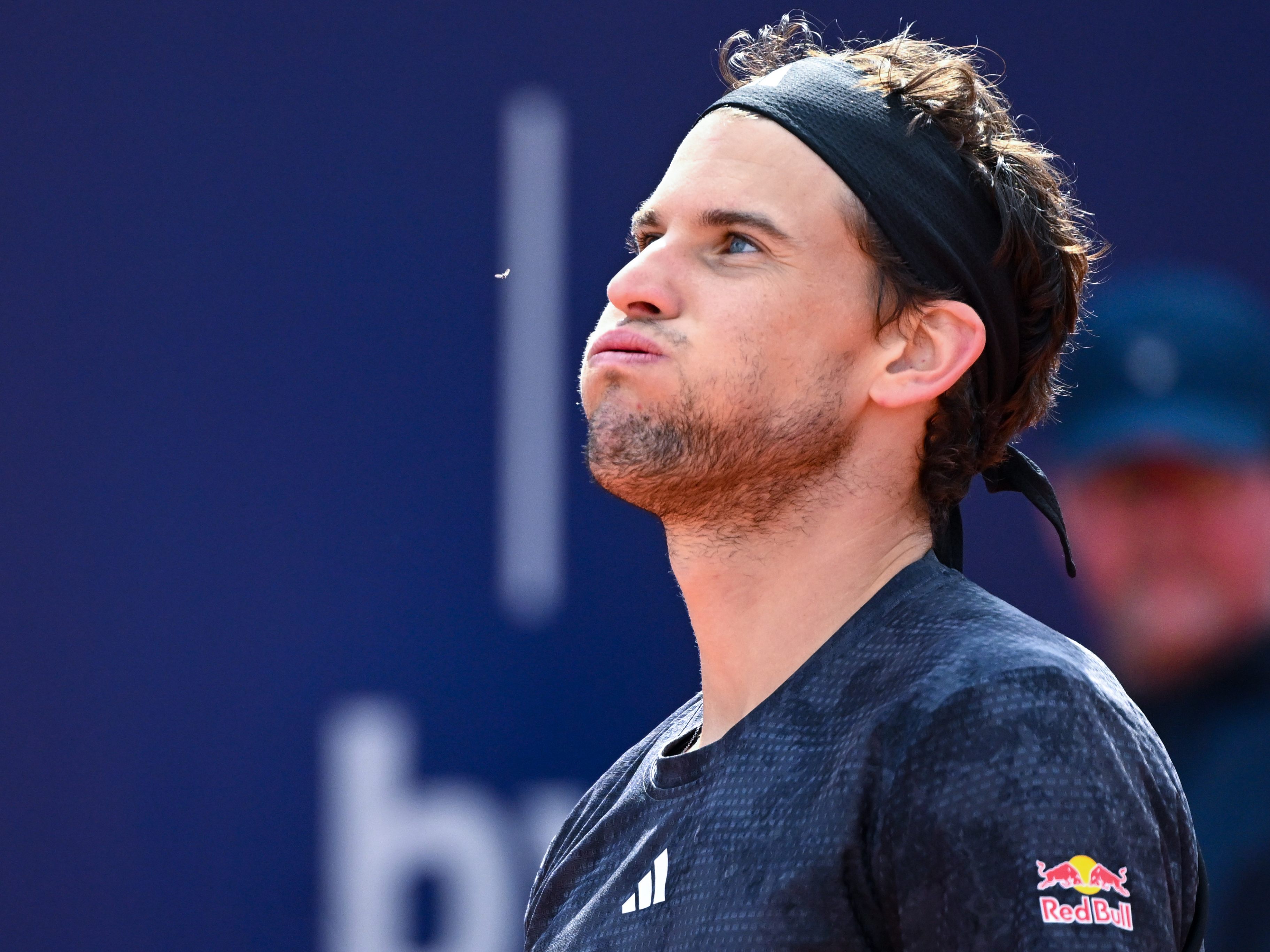 Dominic Thiem hat die Generalprobe für die French Open verpatzt. Dominic Thiem hat die Generalprobe für die French Open verpatzt.