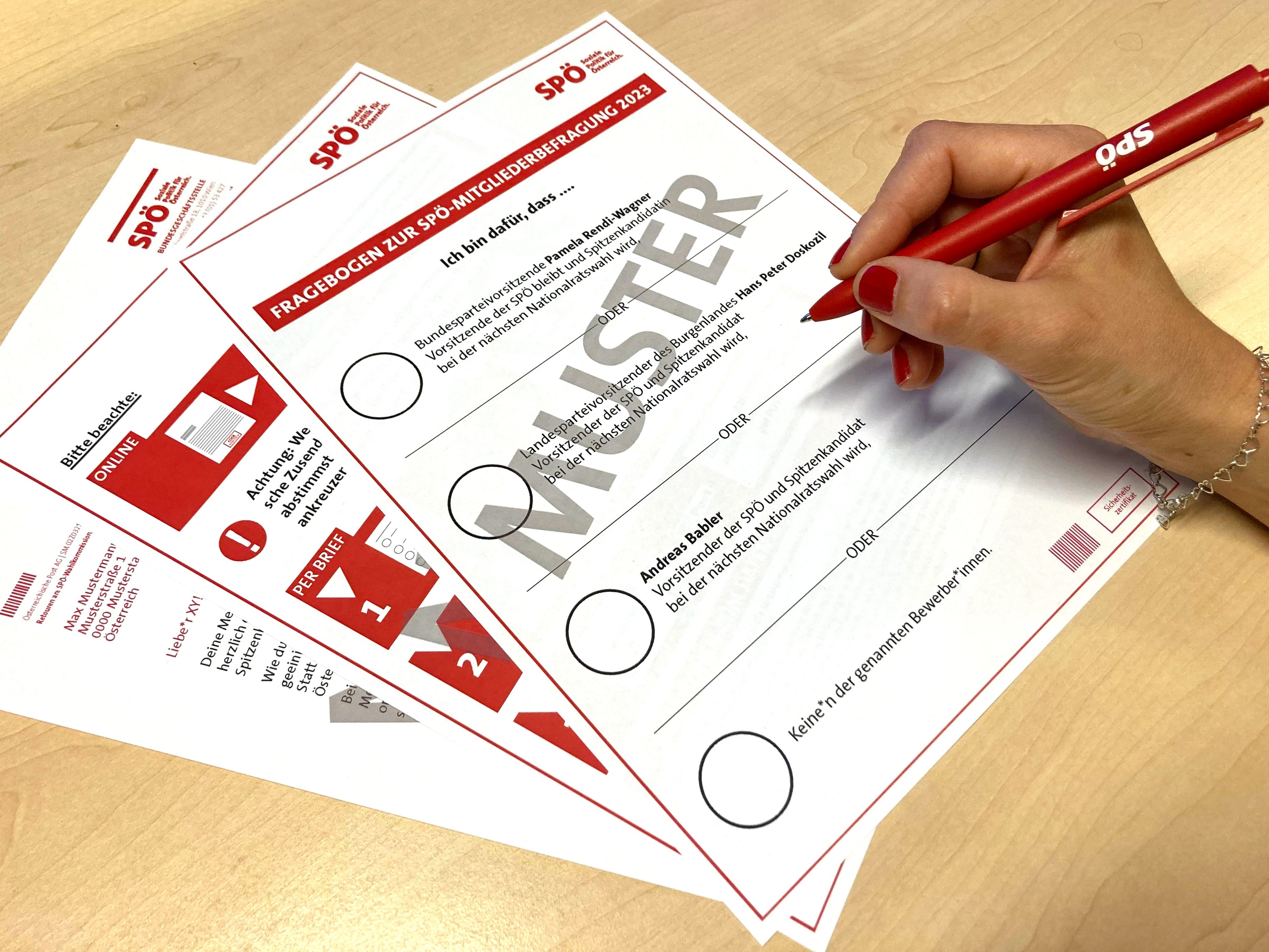 Am heutigen Mittwoch endet die SPÖ-Mitgliederbefragung. Am heutigen Mittwoch endet die SPÖ-Mitgliederbefragung.