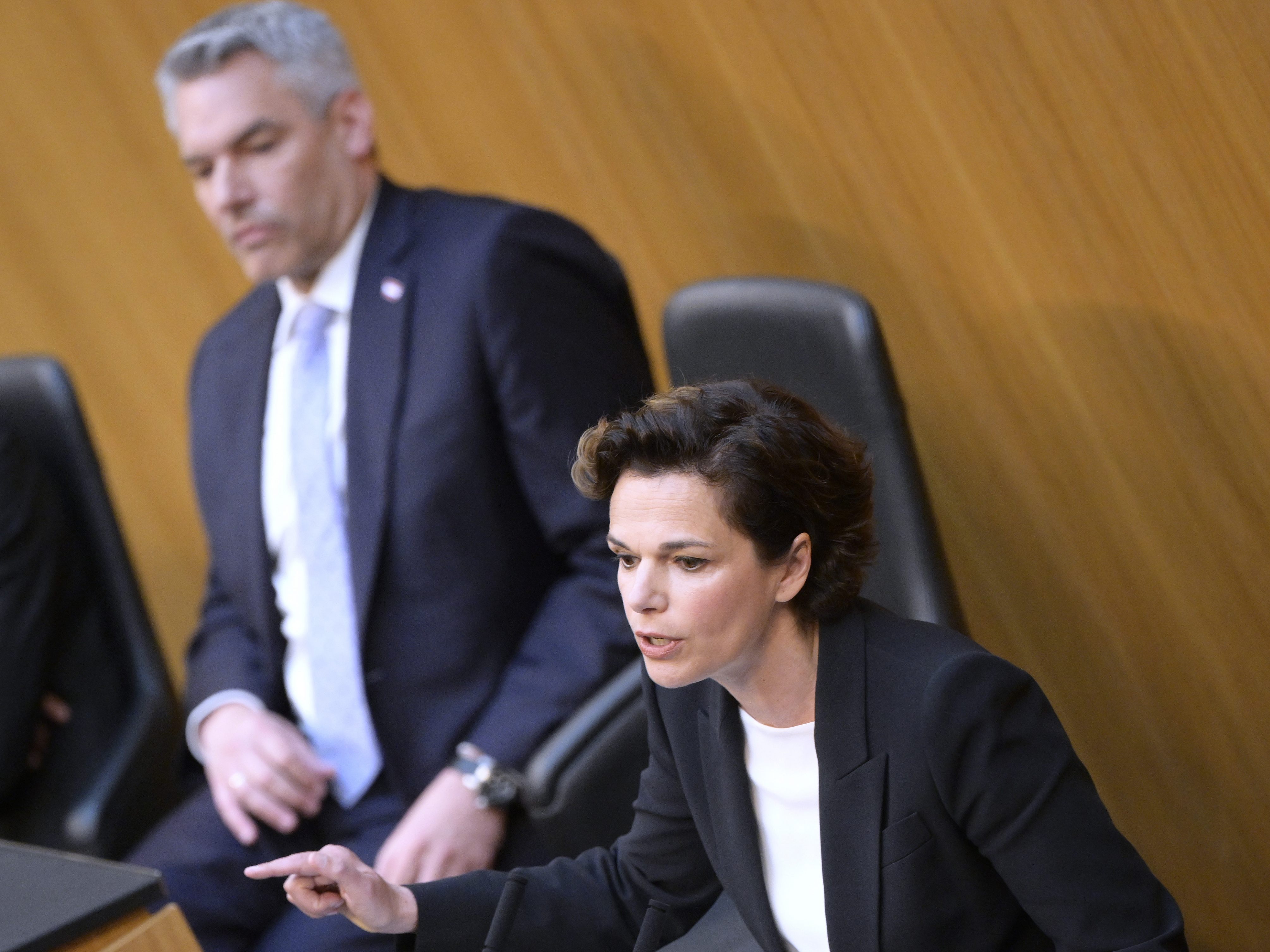 SPÖ-Chefin Rendi-Wagner rechnete im Nationalrat mit der Regierung ab.
