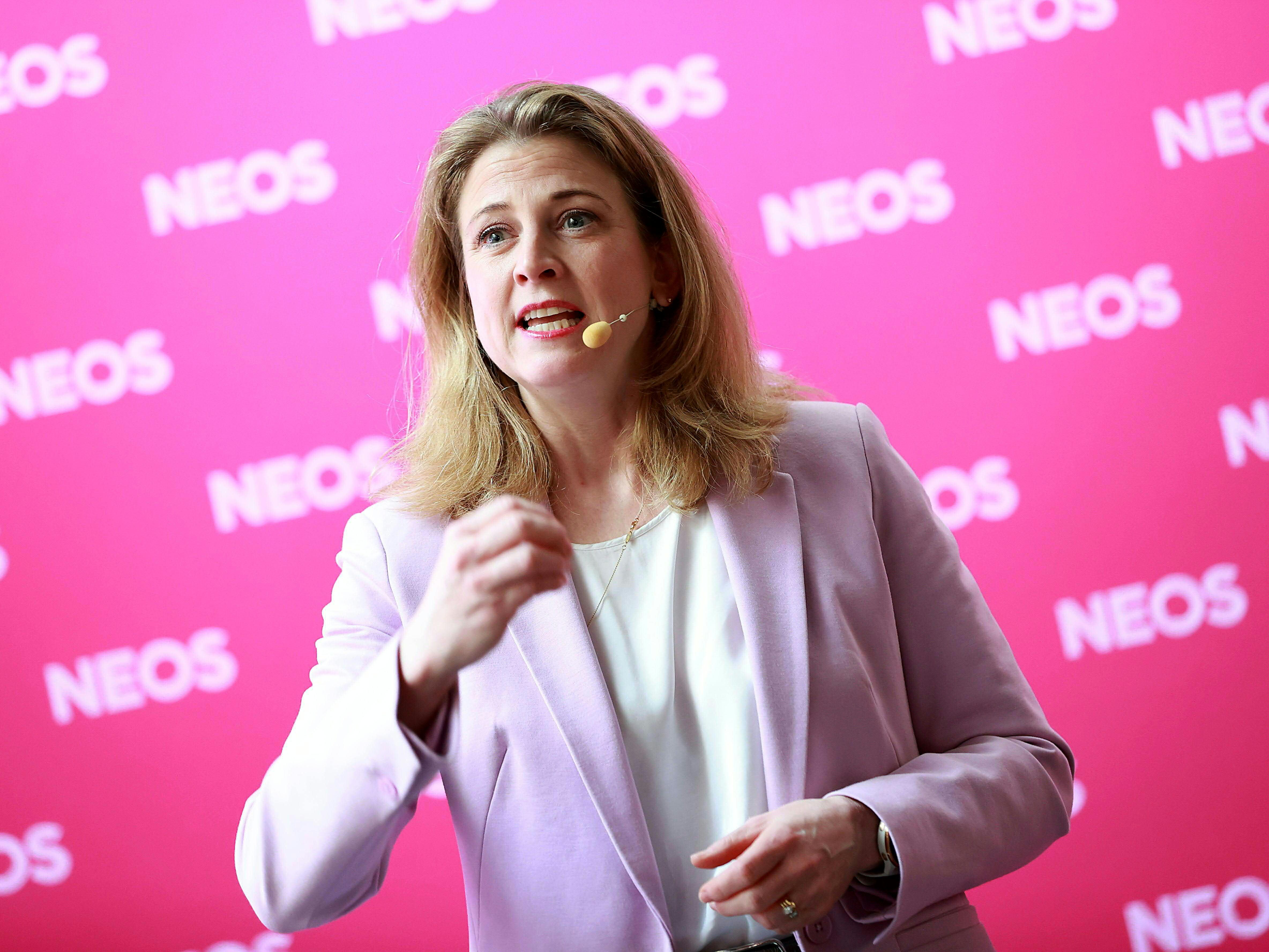 NEOS-Chefin Meinl-Reisinger will Veränderungen in der EU. NEOS-Chefin Meinl-Reisinger will Veränderungen in der EU.