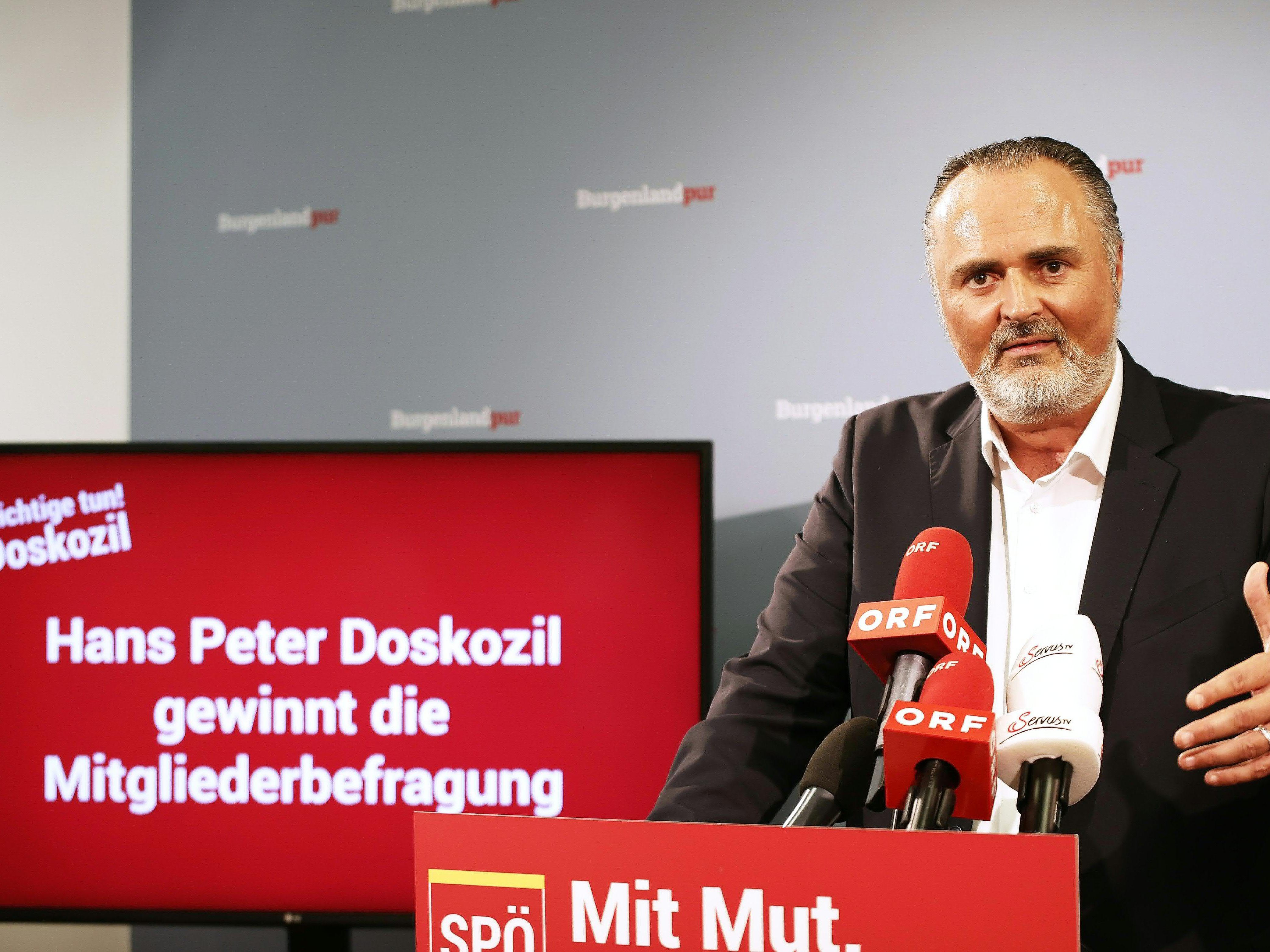 Doskozil war bei SPÖ-Mitgliederbefragung erfolgreich. Doskozil war bei SPÖ-Mitgliederbefragung erfolgreich.
