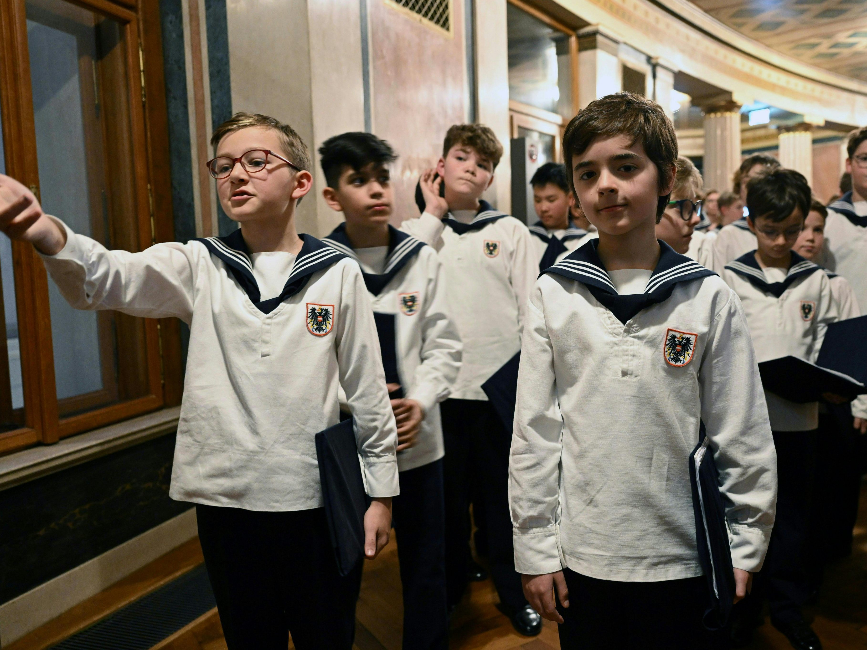 Die Wiener Sängerknaben feiern ihren 525. Geburtstag im Goldenen Saal des Musikvereins.