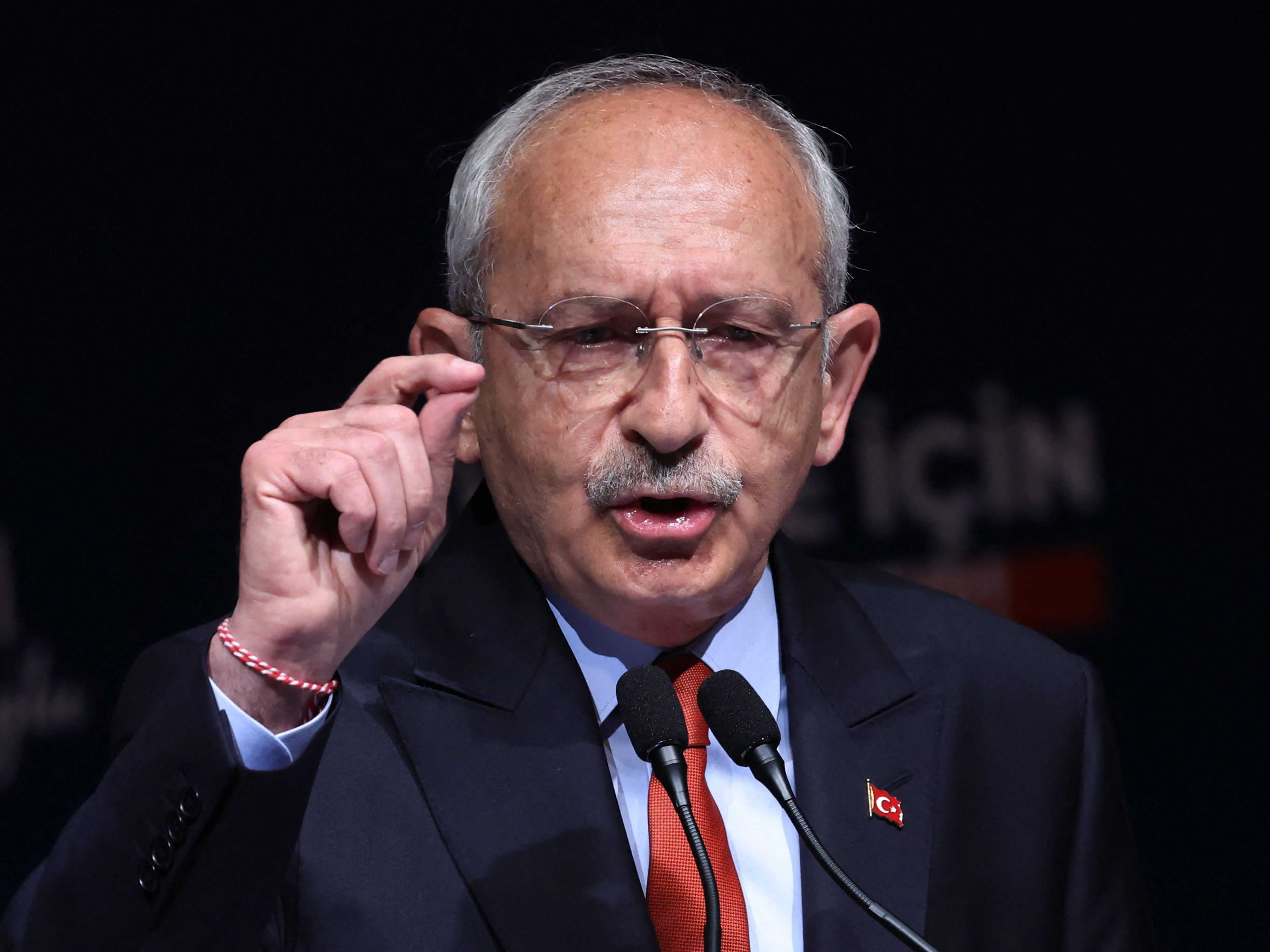 Wahlaufruf von Erdogan-Herausforderer Kilicdaroglu. Wahlaufruf von Erdogan-Herausforderer Kilicdaroglu.