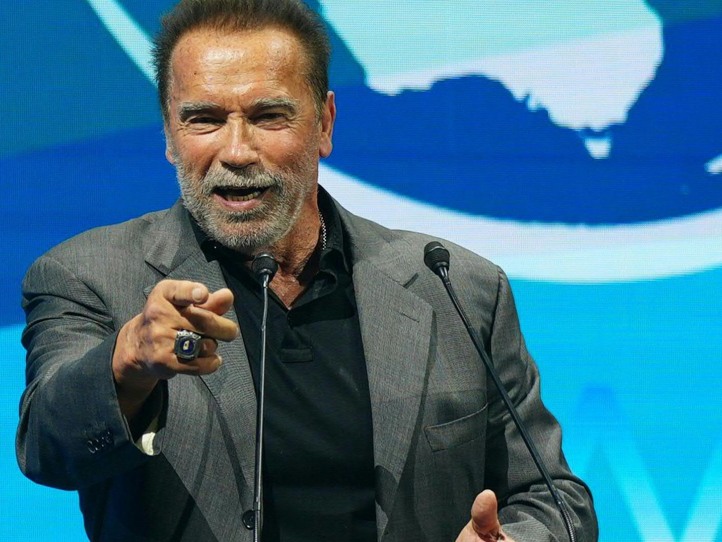 Klimaschutz als friedensicherndes Element im Mittelpunkt des Austrian World Summit mit Arnold Schwarzenegger. Klimaschutz als friedensicherndes Element im Mittelpunkt des Austrian World Summit mit Arnold Schwarzenegger.